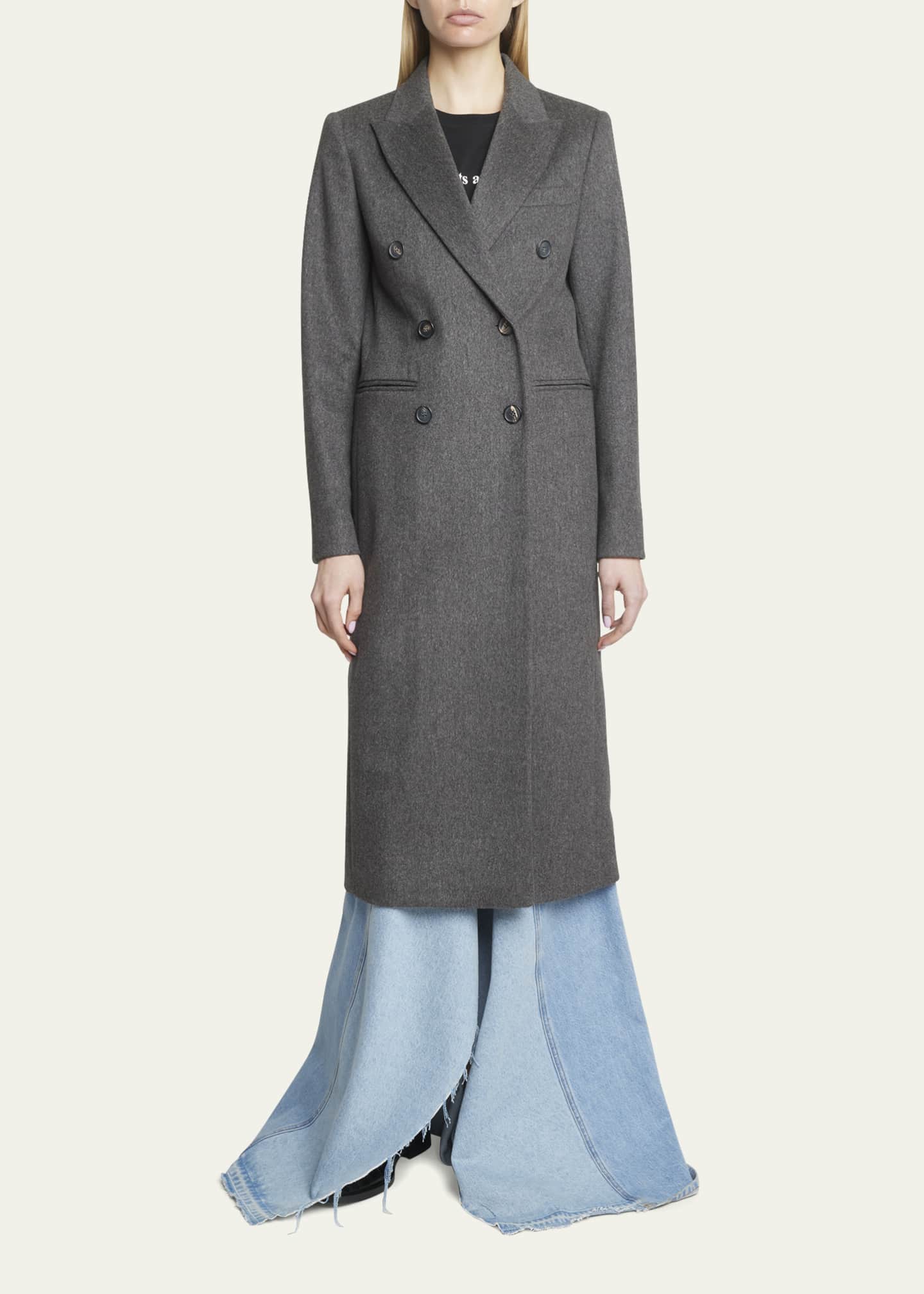 Slim wool coat womens sale