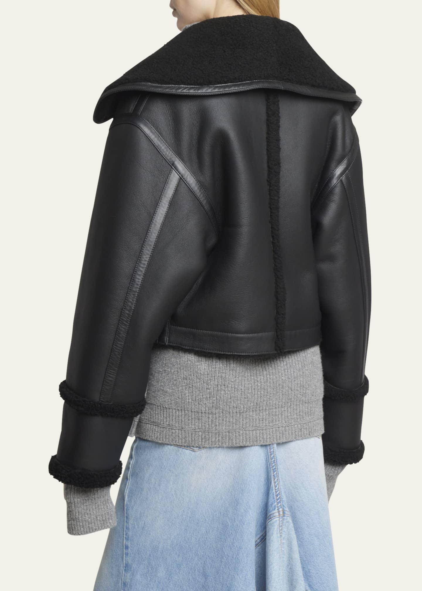 Victoria beckham shearling jacket new arrivals