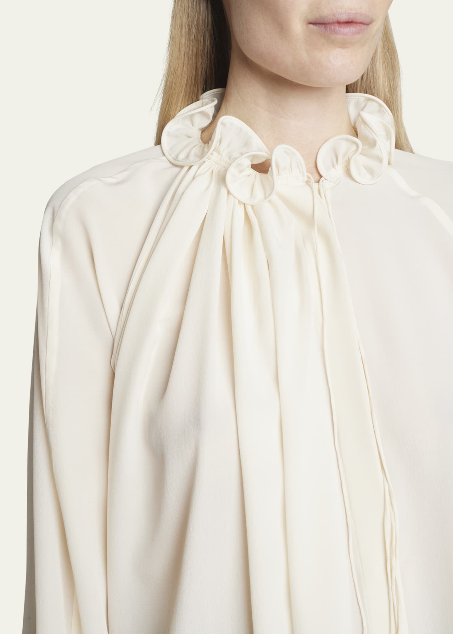 VICTORIA BECKHAM ROMANTIC BLOUSE VANILLA main image 0