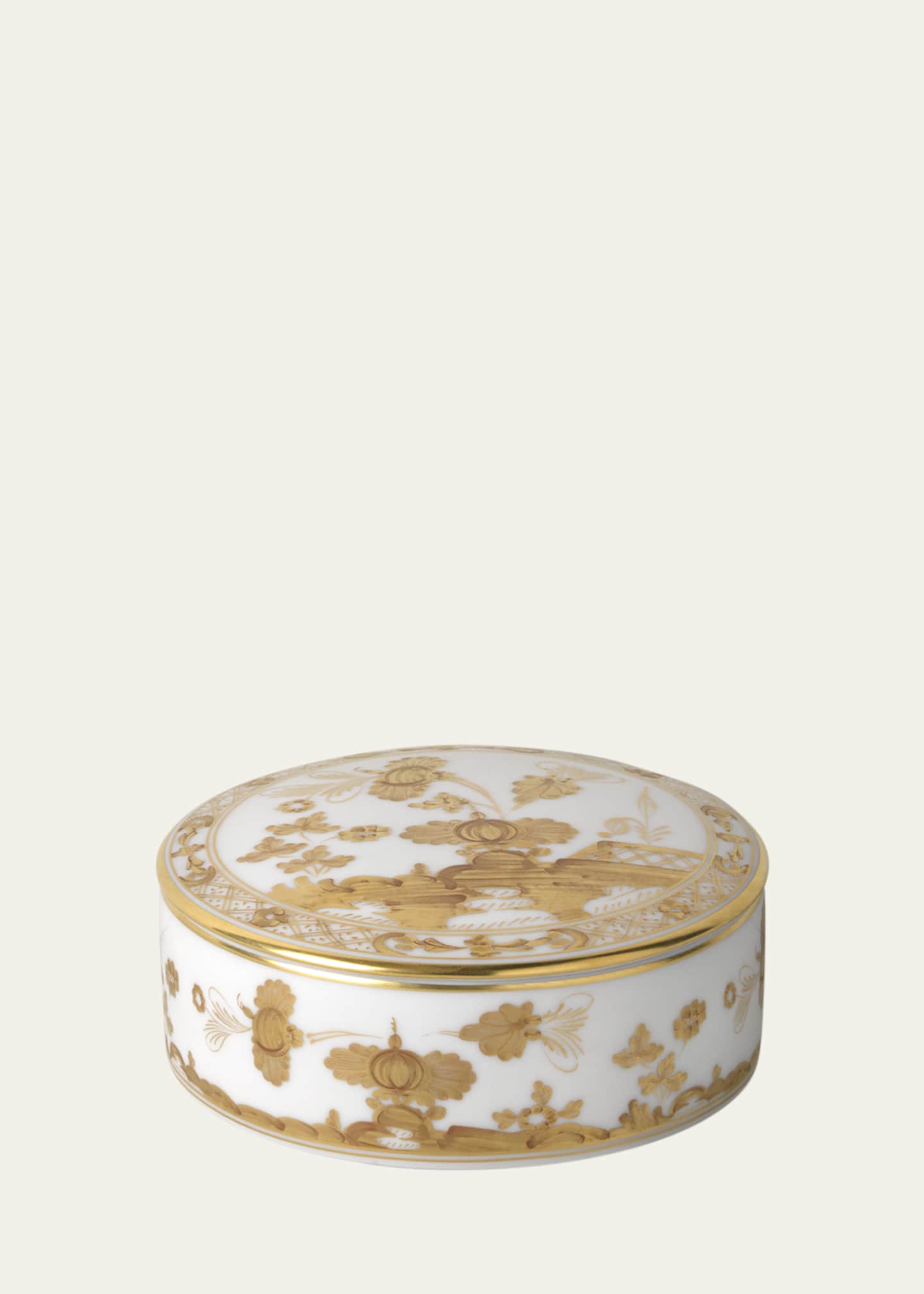 GINORI 1735 Oriente Italiano Round Trinket Box