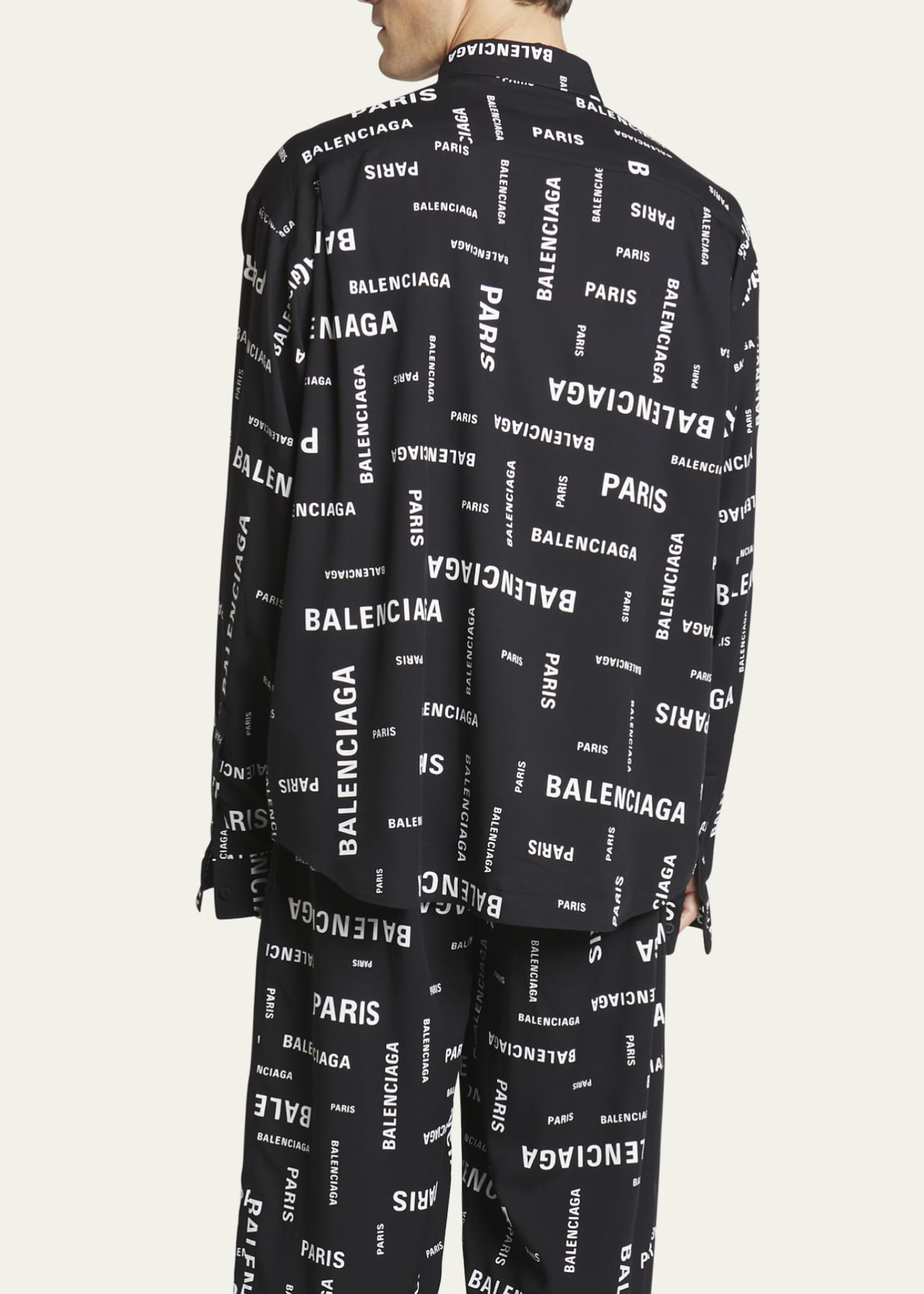 balenciaga shirt all over