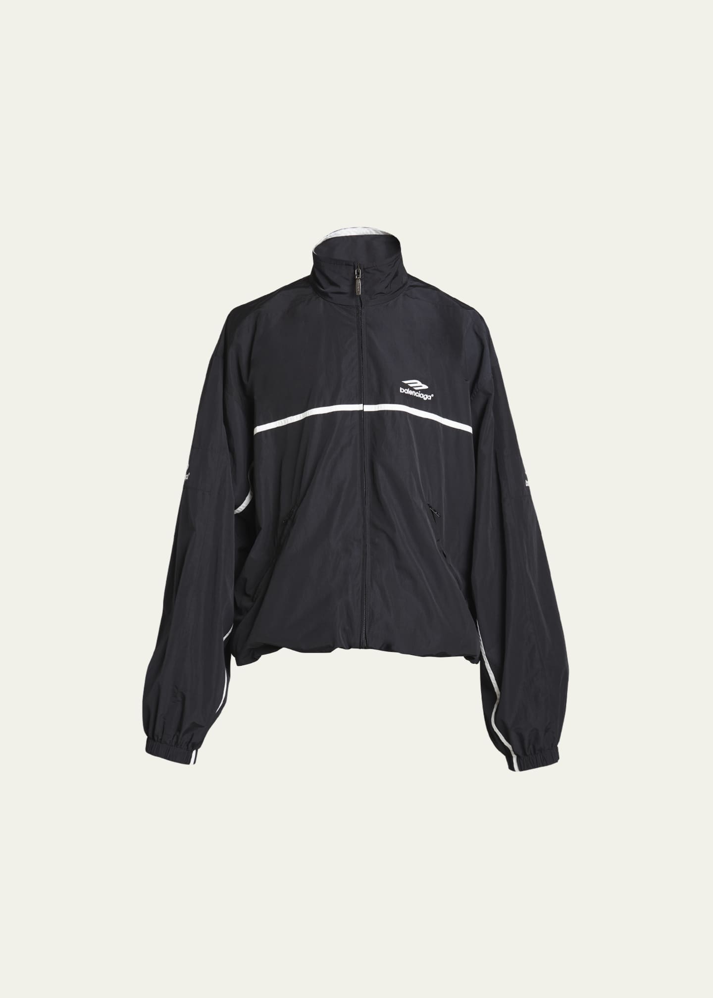 Balenciaga Men's Logo Tracksuit Jacket