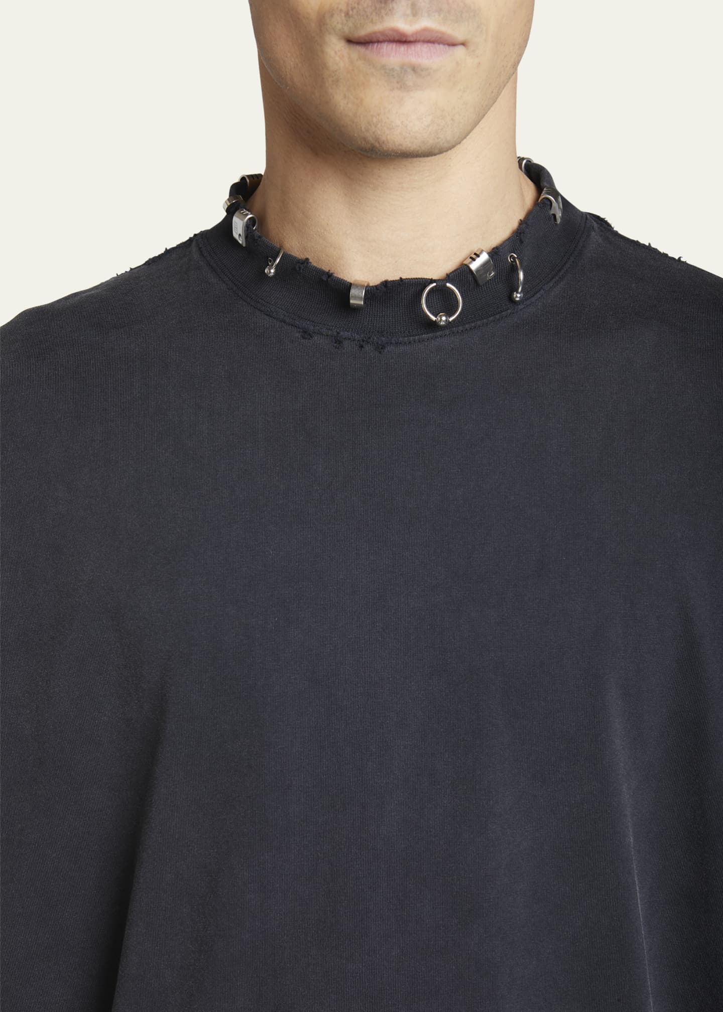 balenciaga t shirt metal