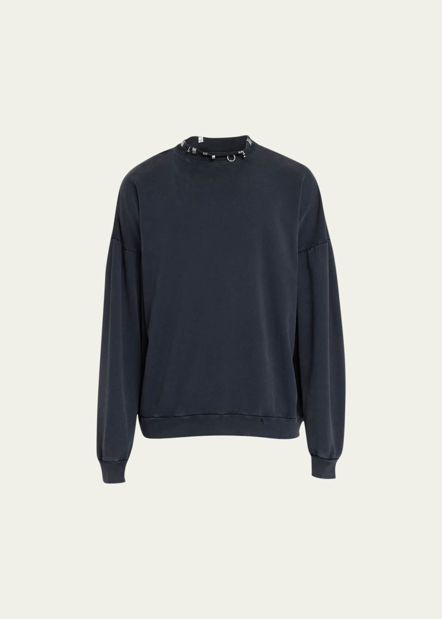 Basic Oversized Crew Neck Sweatshirt