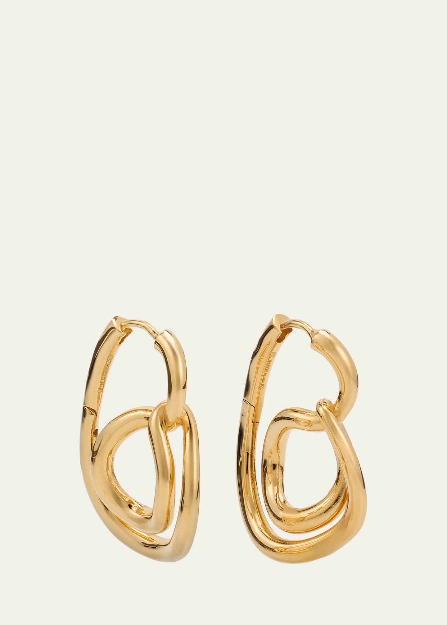 Charlotte Chesnais 18K Gold Vermeil Creole Lasso Earrings Charlotte Chesnais 18K Gold Vermeil Creole Lasso Earrings