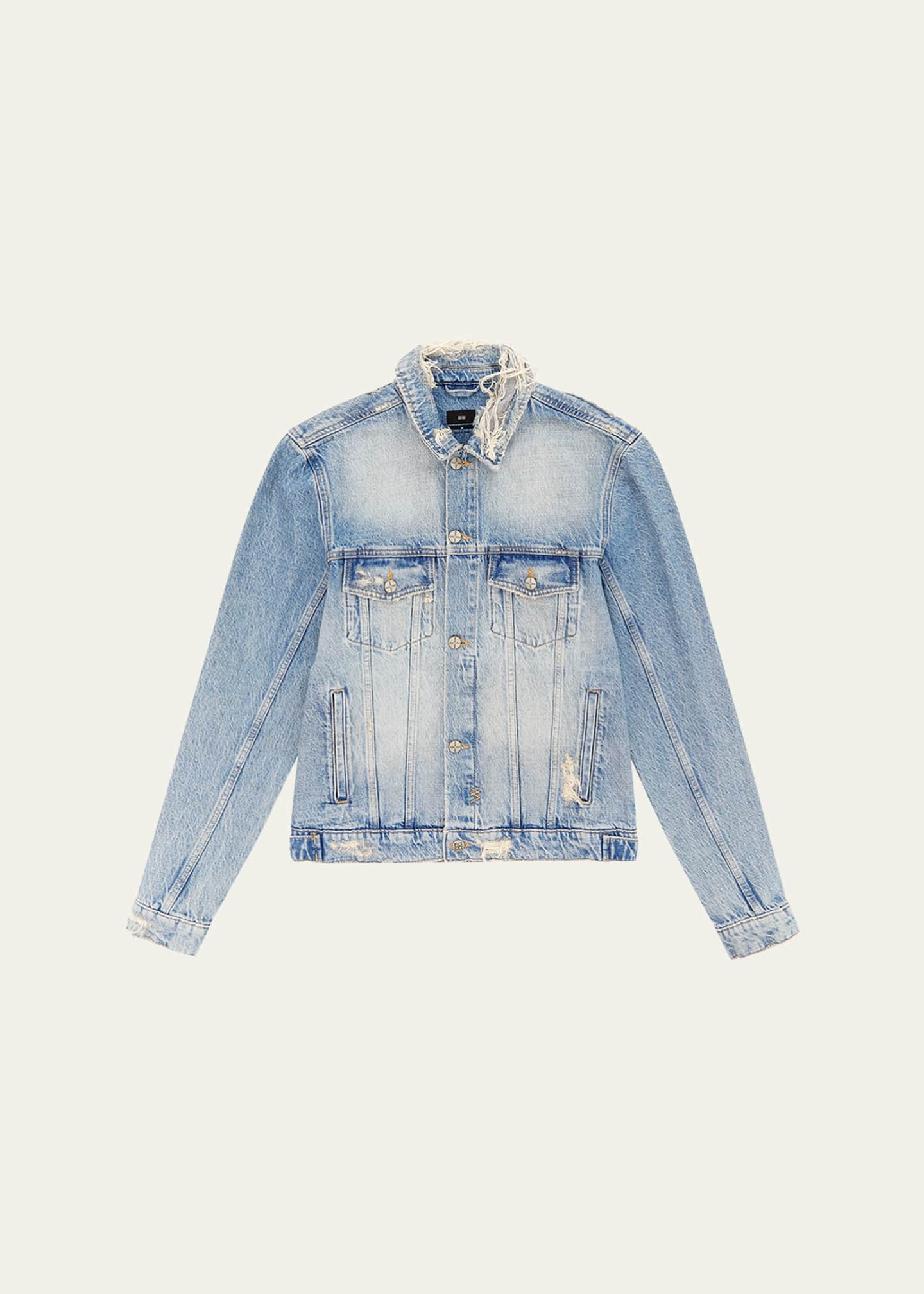Ksubi distressed denim store jacket