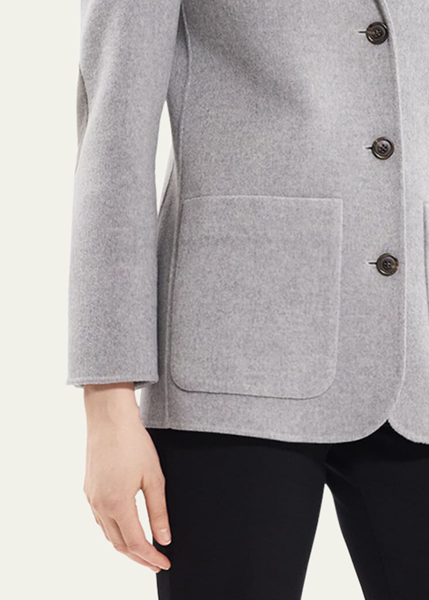 Theory New Divide WoolCashmere ElbowPatch Jacket Bergdorf Goodman