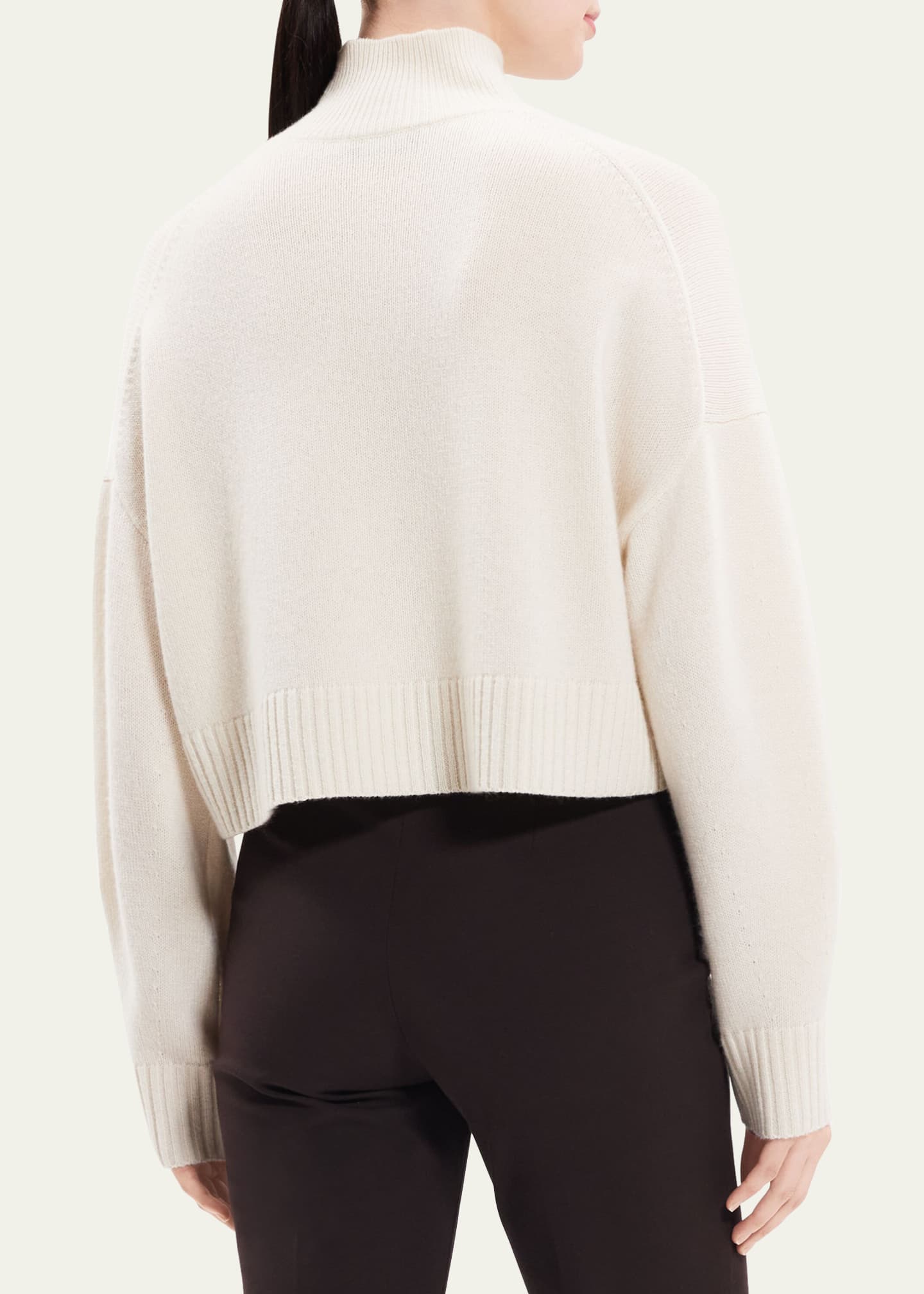 Theory Cropped Cashmere Pullover Sweater Bergdorf Goodman