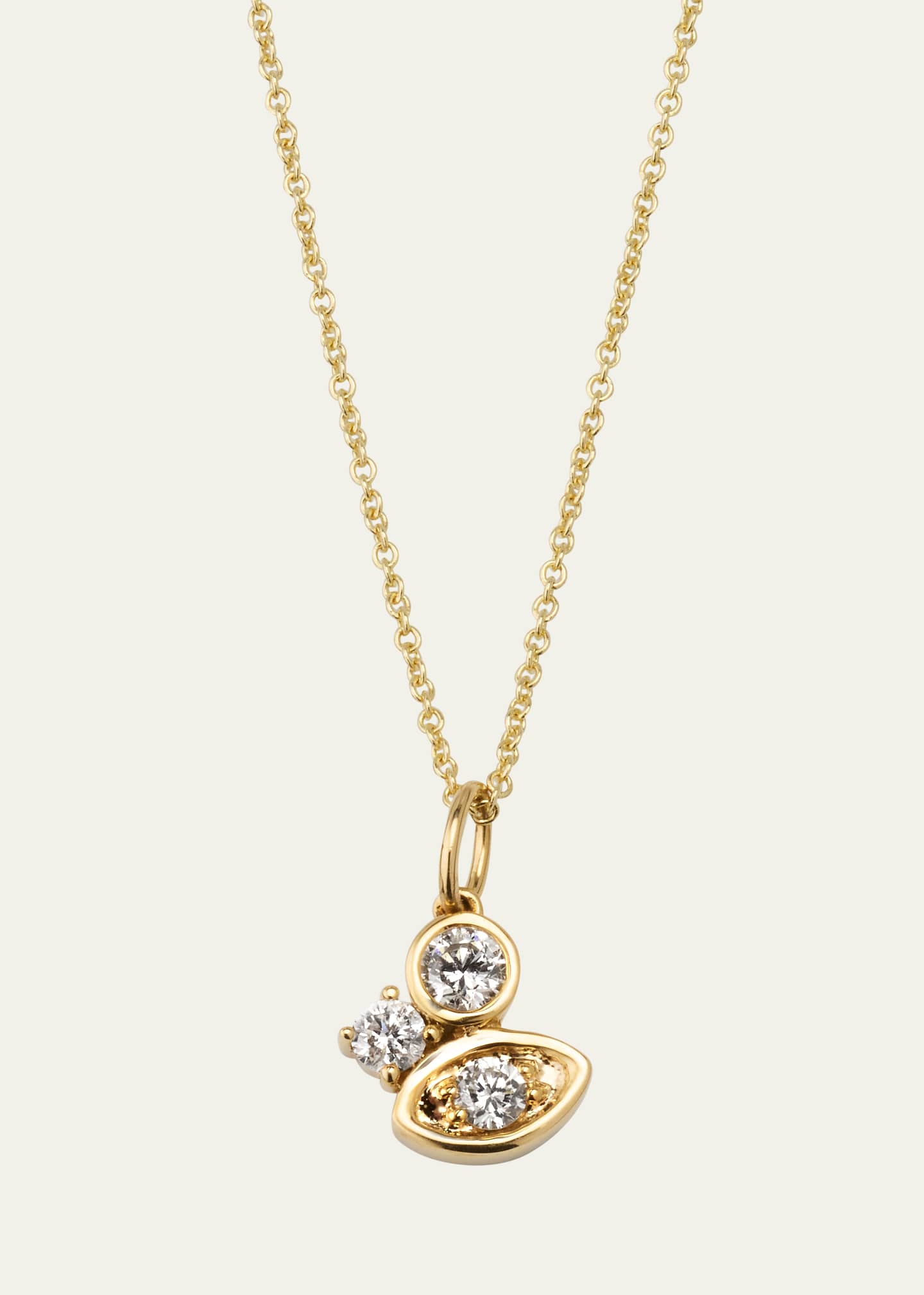 Sydney Evan Diamond Marquise Eye Cluster Charm Necklace Image 1 of 4