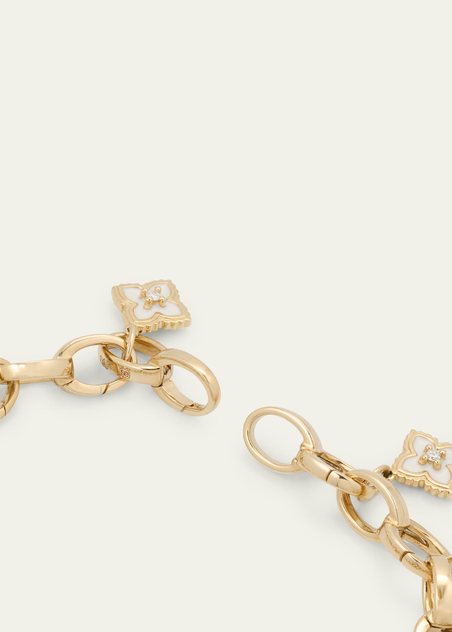 Sydney Evan Enamel & Diamond Charm Bracelet Image 4 of 4