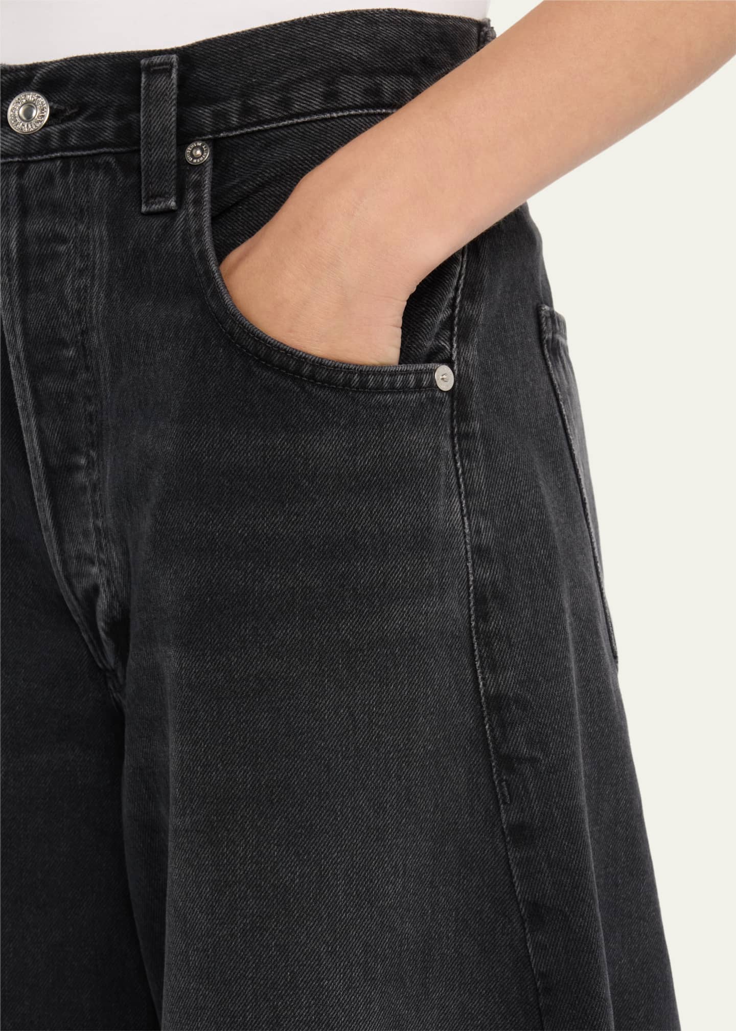 Citizens of Humanity Horseshoe Cropped Raw Hem Jeans Image 5 of 5