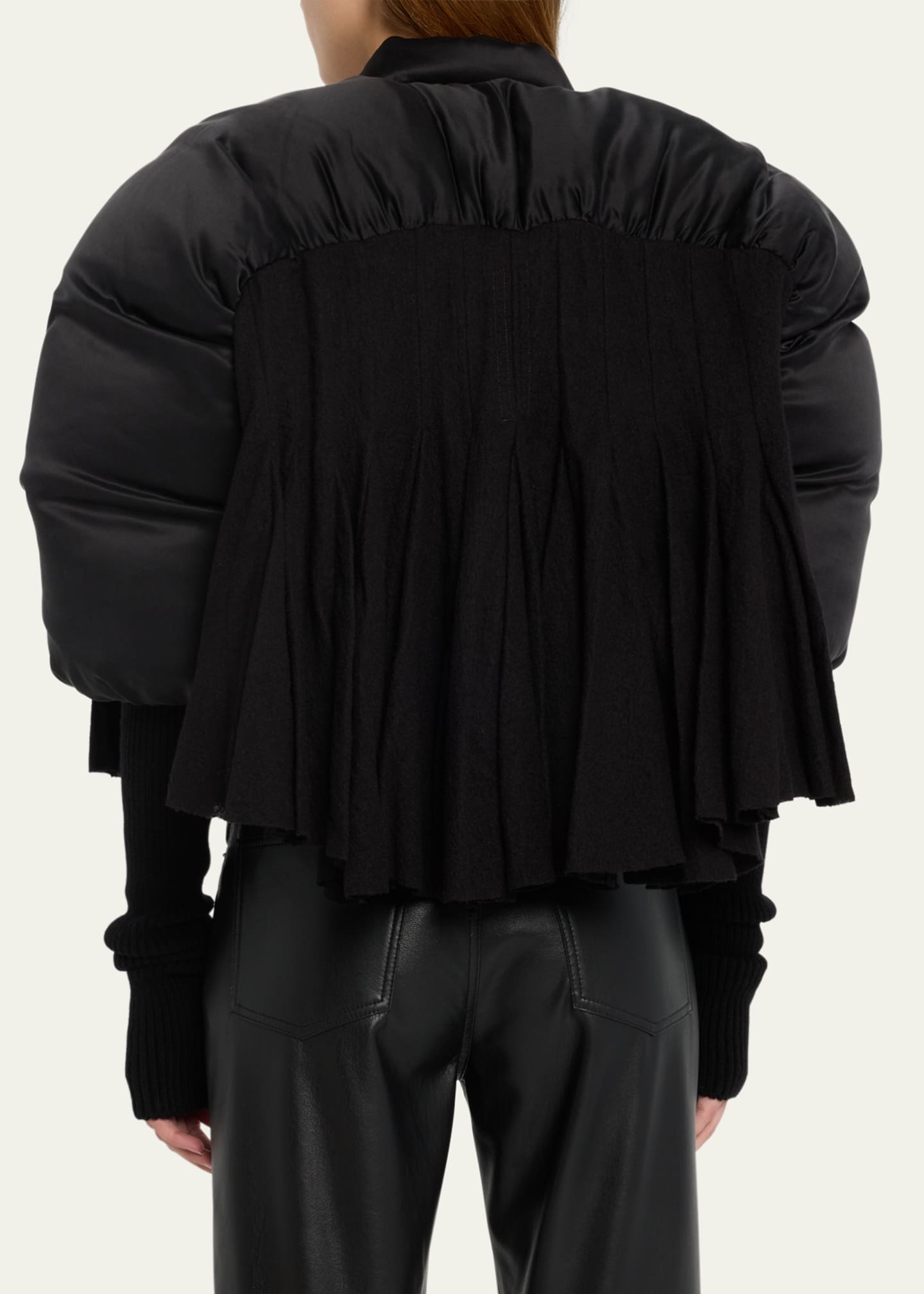 Rick owens hot sale cropped puffer