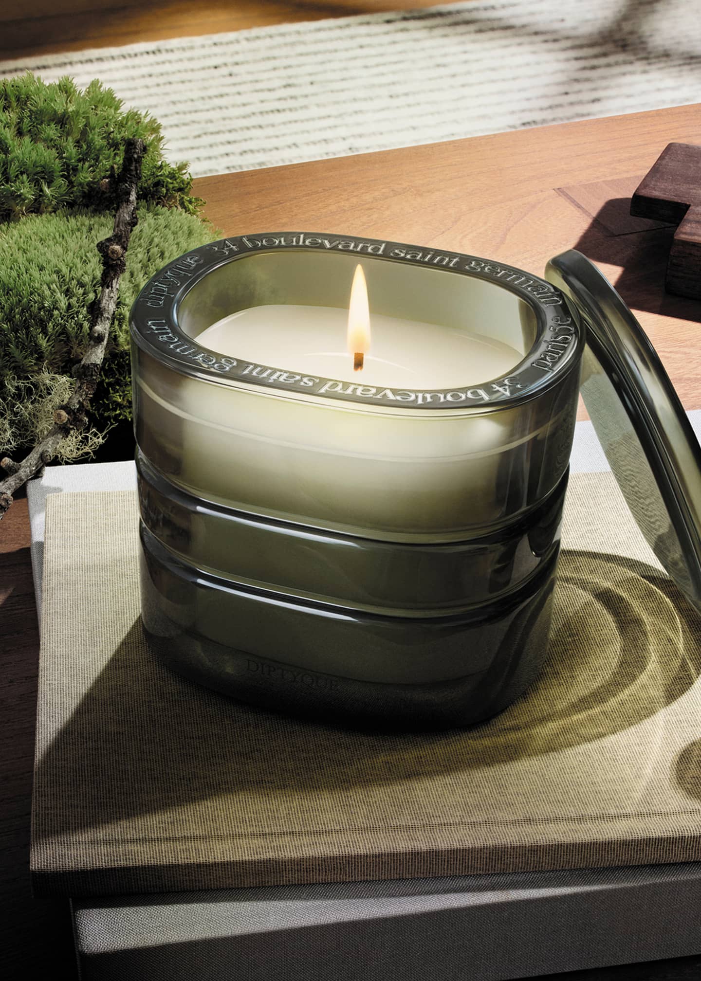 DIPTYQUE Temple Des Mousses (Moss Temple) Refillable Candle, 9.5 oz. Image 5 of 5