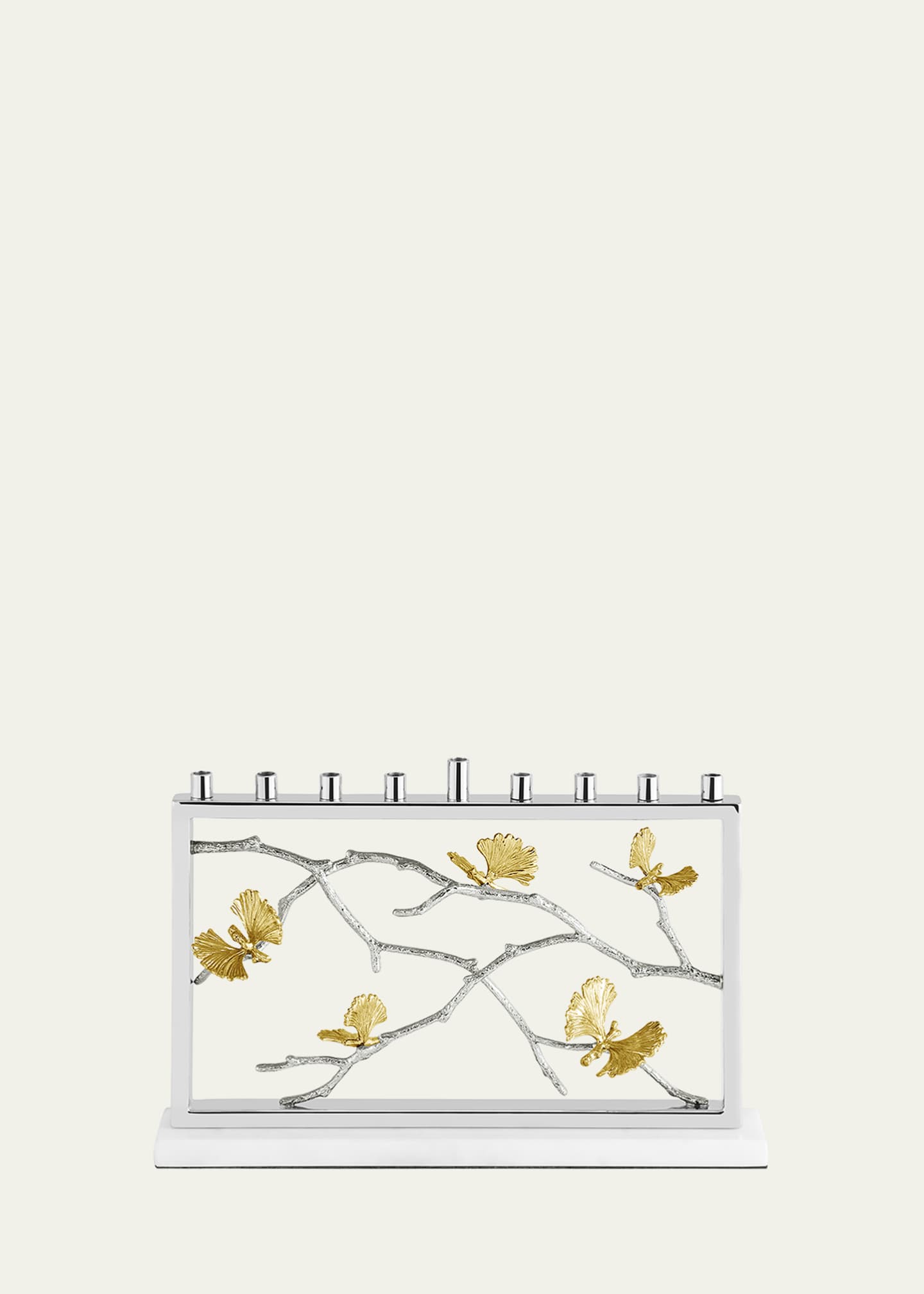 Michael Aram Butterfly Ginkgo Luxe Menorah Image 2 of 3