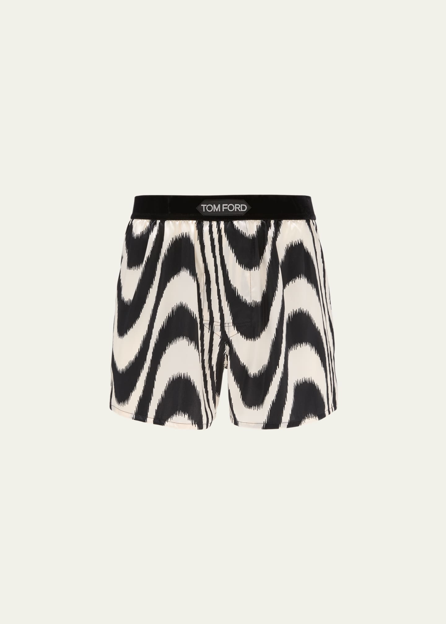 TOM FORD Men's Ikat Wave Silk Boxers Bergdorf Goodman