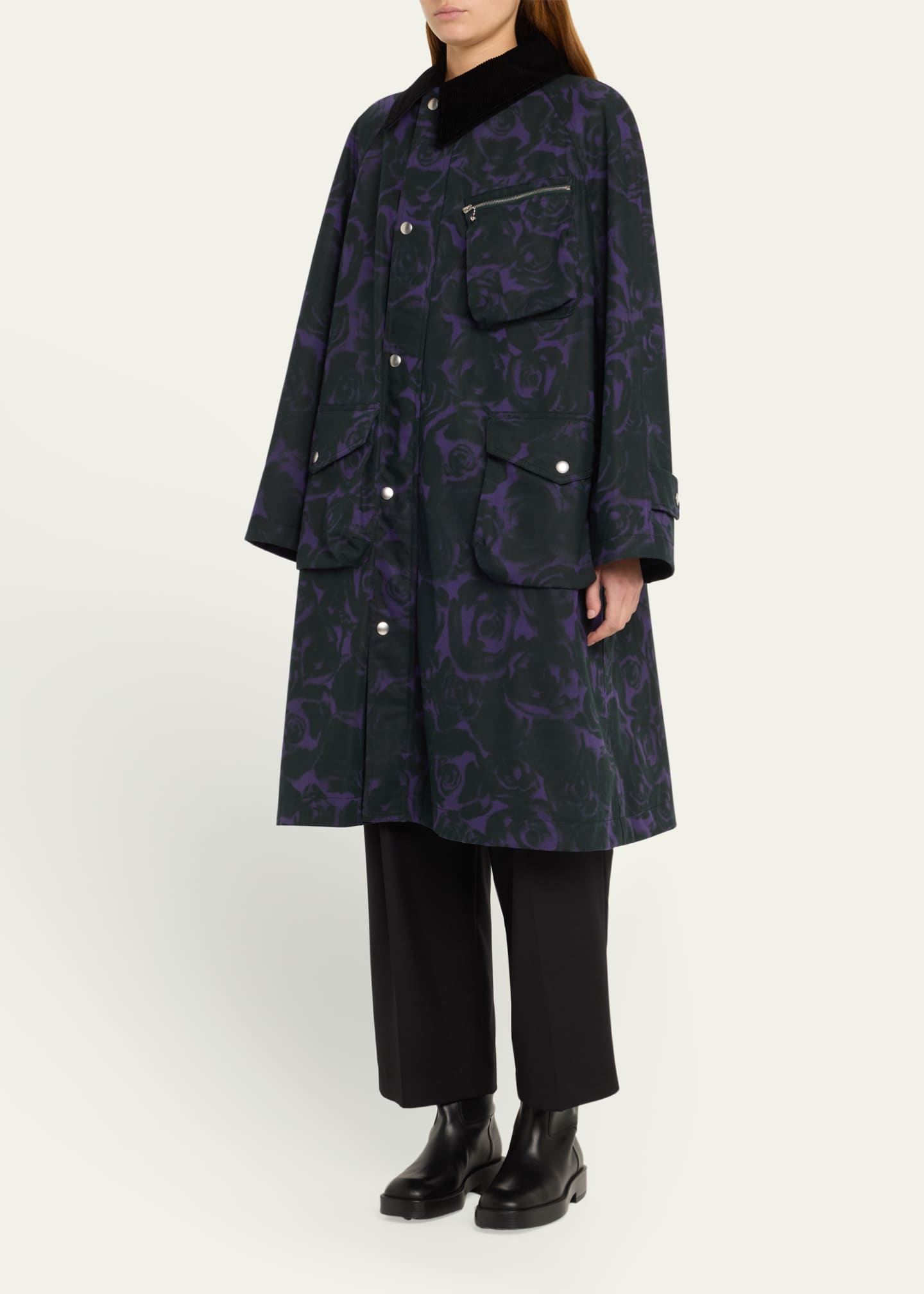 Burberry oversized outlet car coat