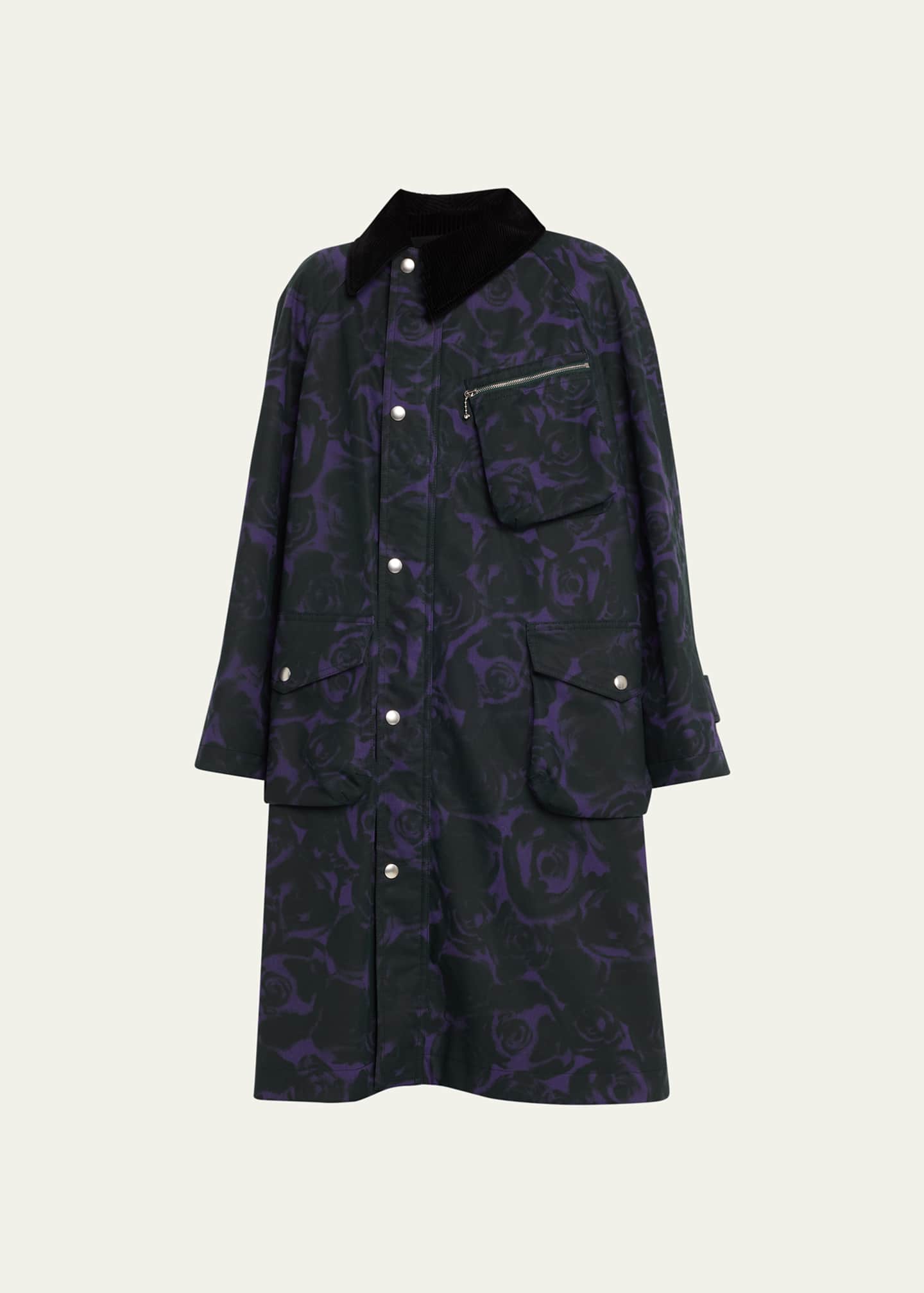 Burberry oversized hotsell car coat