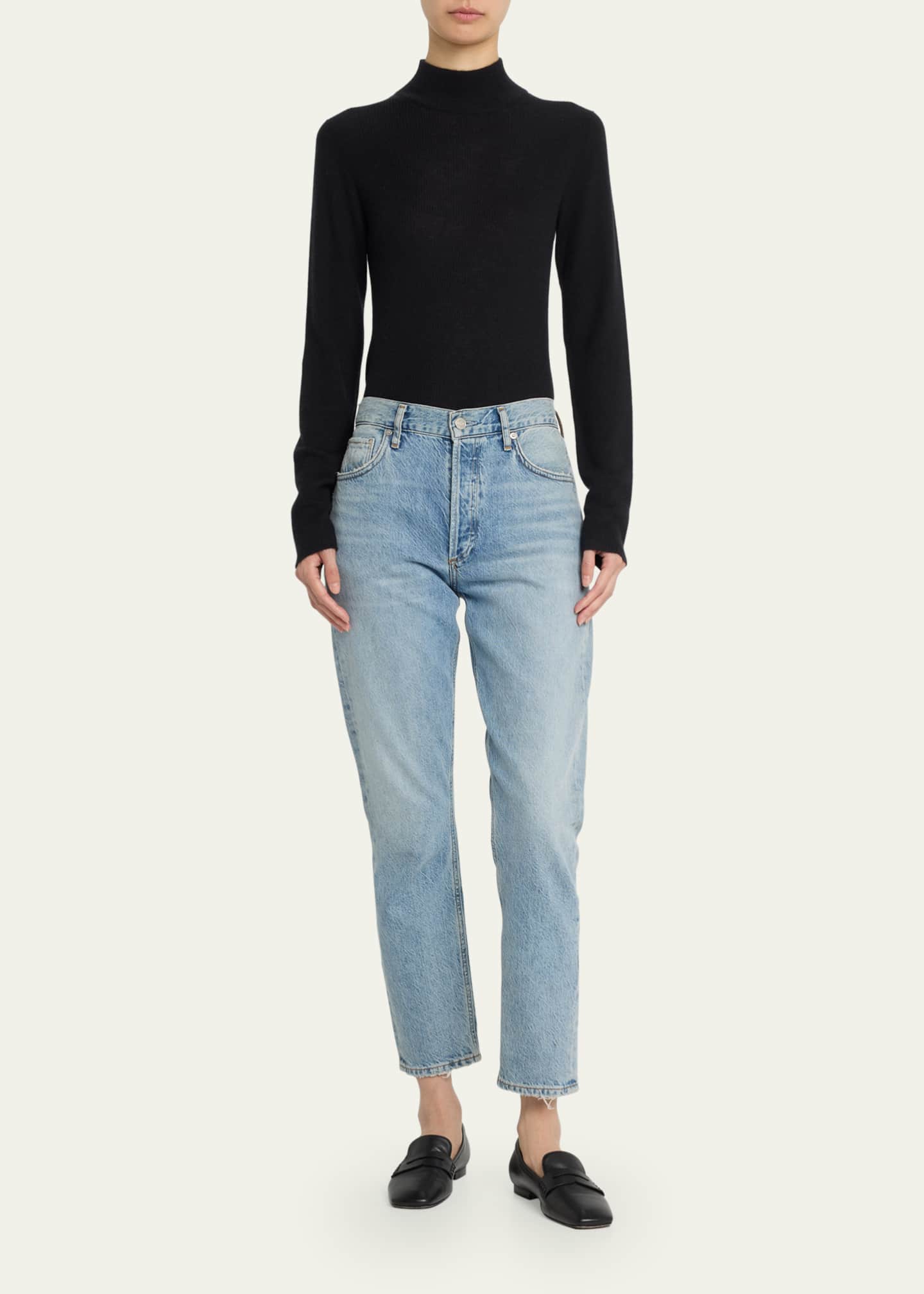 Guest in Residence Cashmere Base Layer Turtleneck Sweater - Bergdorf ...