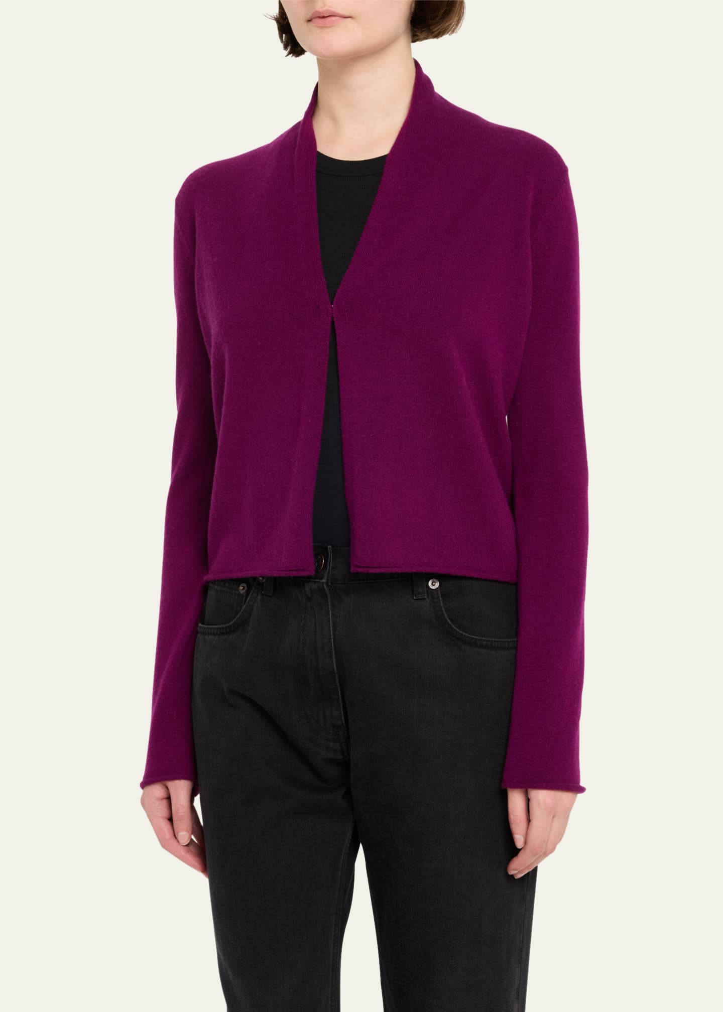 Guest in Residence Stealth Cashmere Multicolor Cardigan Image 4 of 5