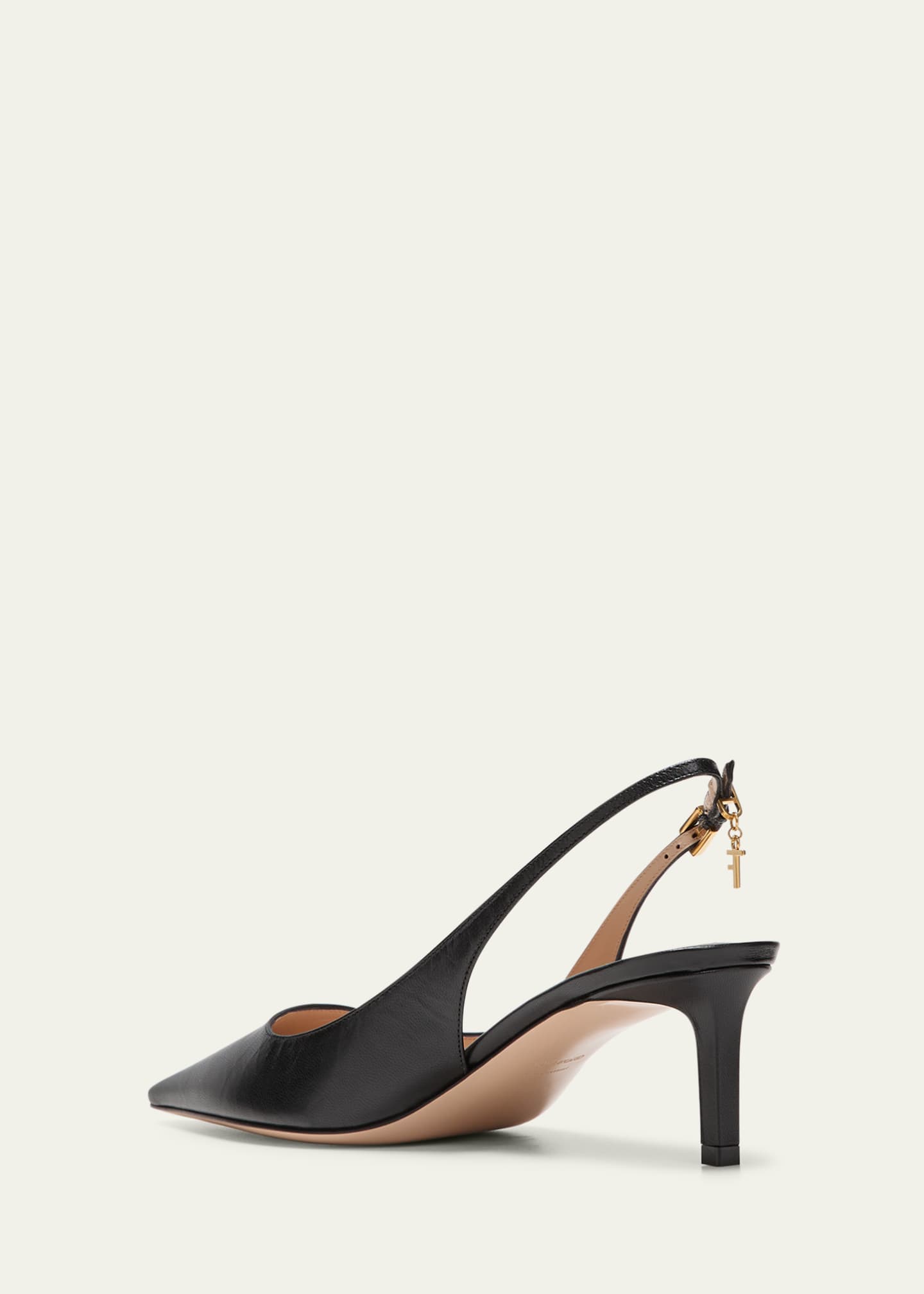 TOM FORD Angelina Charm Leather Slingback Pumps - Bergdorf