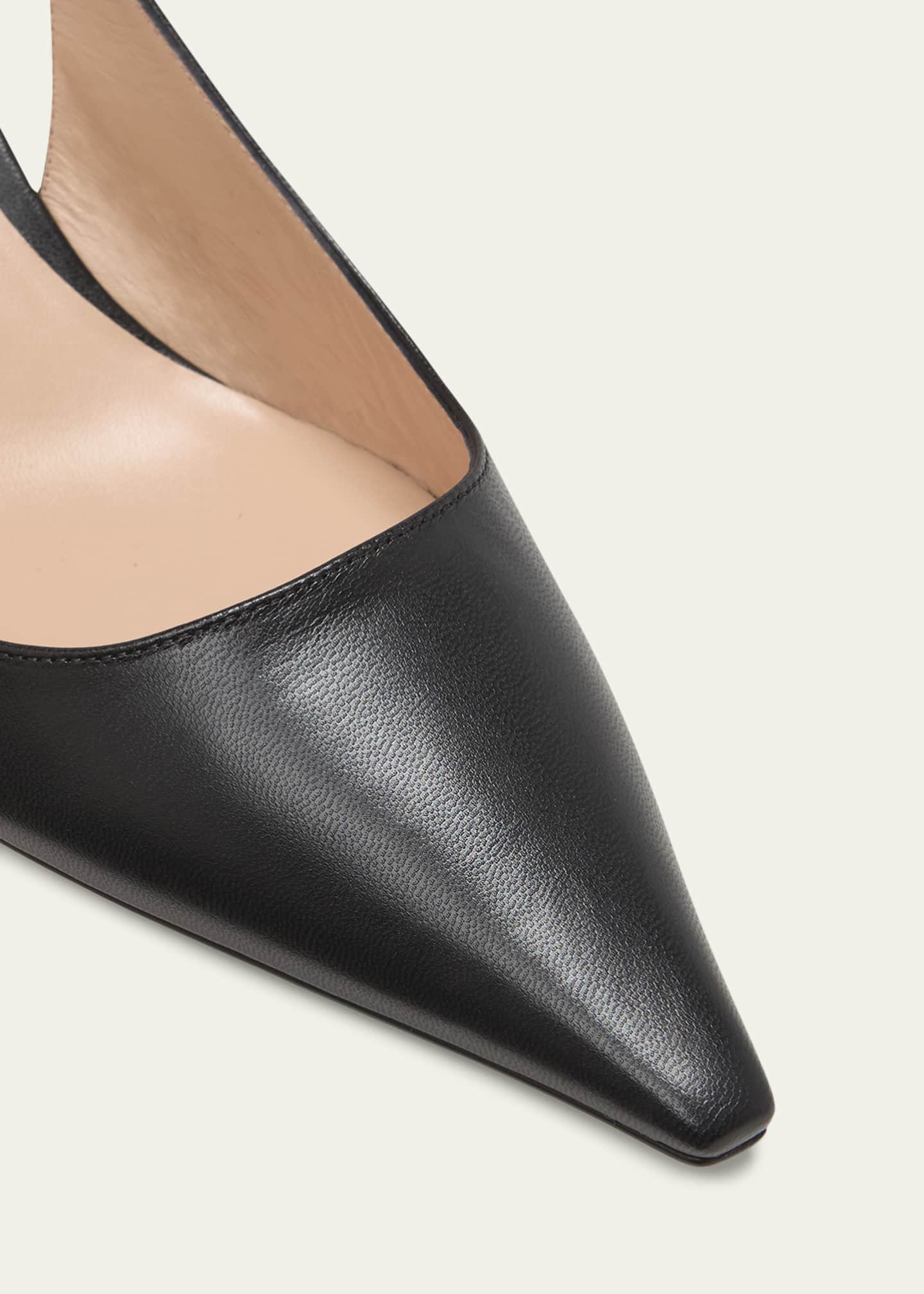 Angelina スモーカー TG198 黒 TOM FORD Angelina Charm Leather Slingback Pumps - Bergdorf Goodman