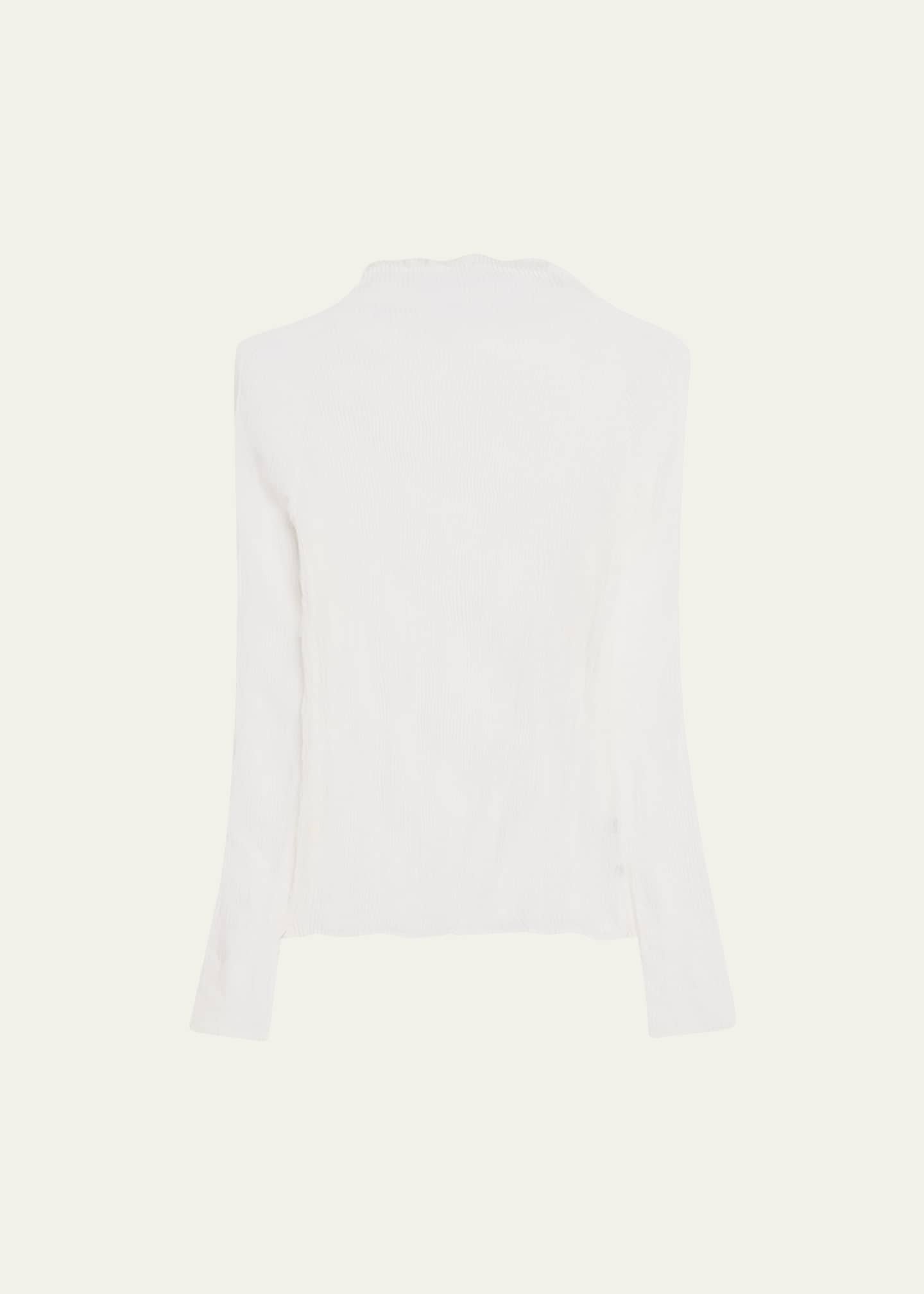 Issey Miyake Chiffon Twist-38 Sheer Top - Bergdorf Goodman