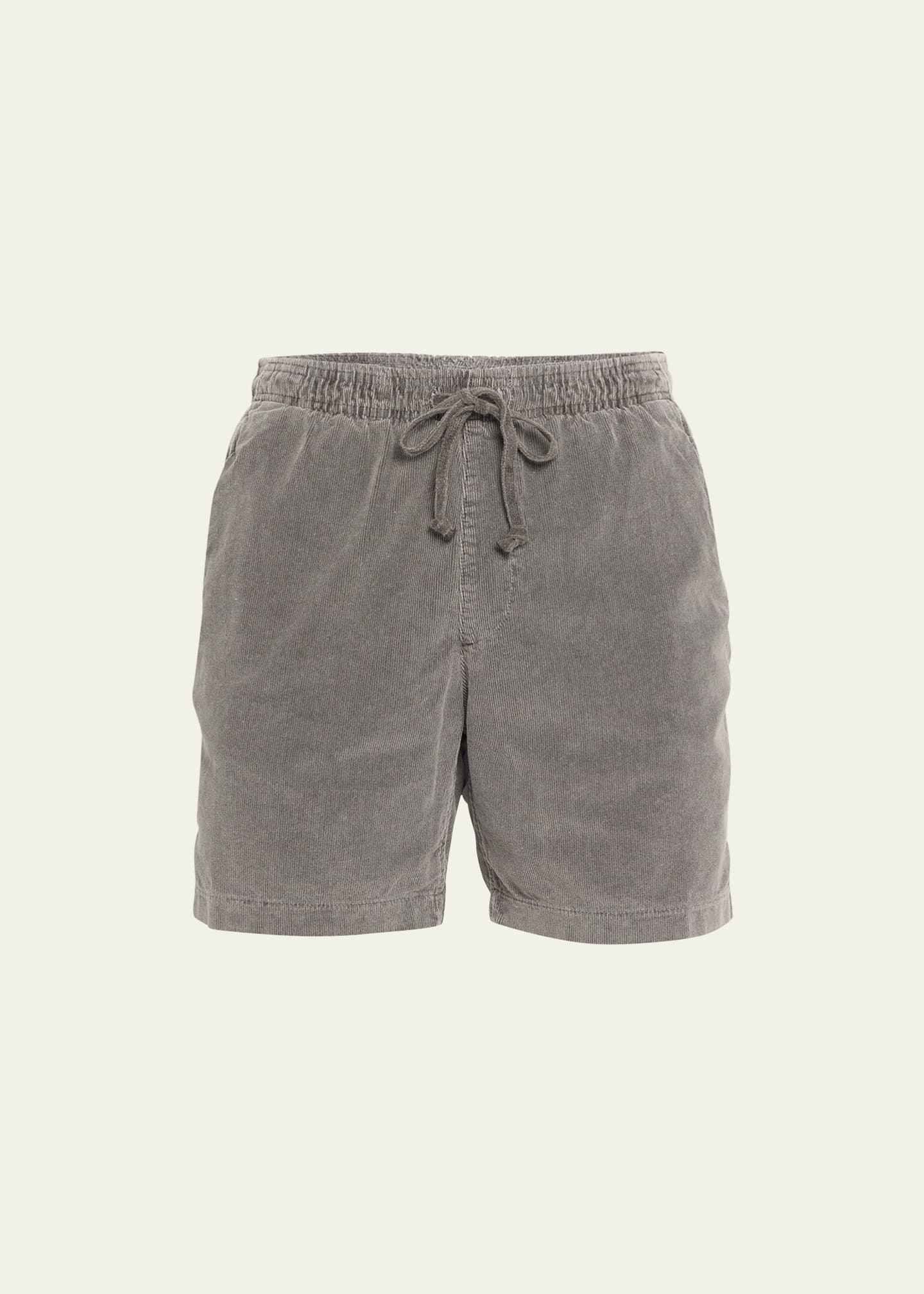 Khaki Corduroy Men's Shorts