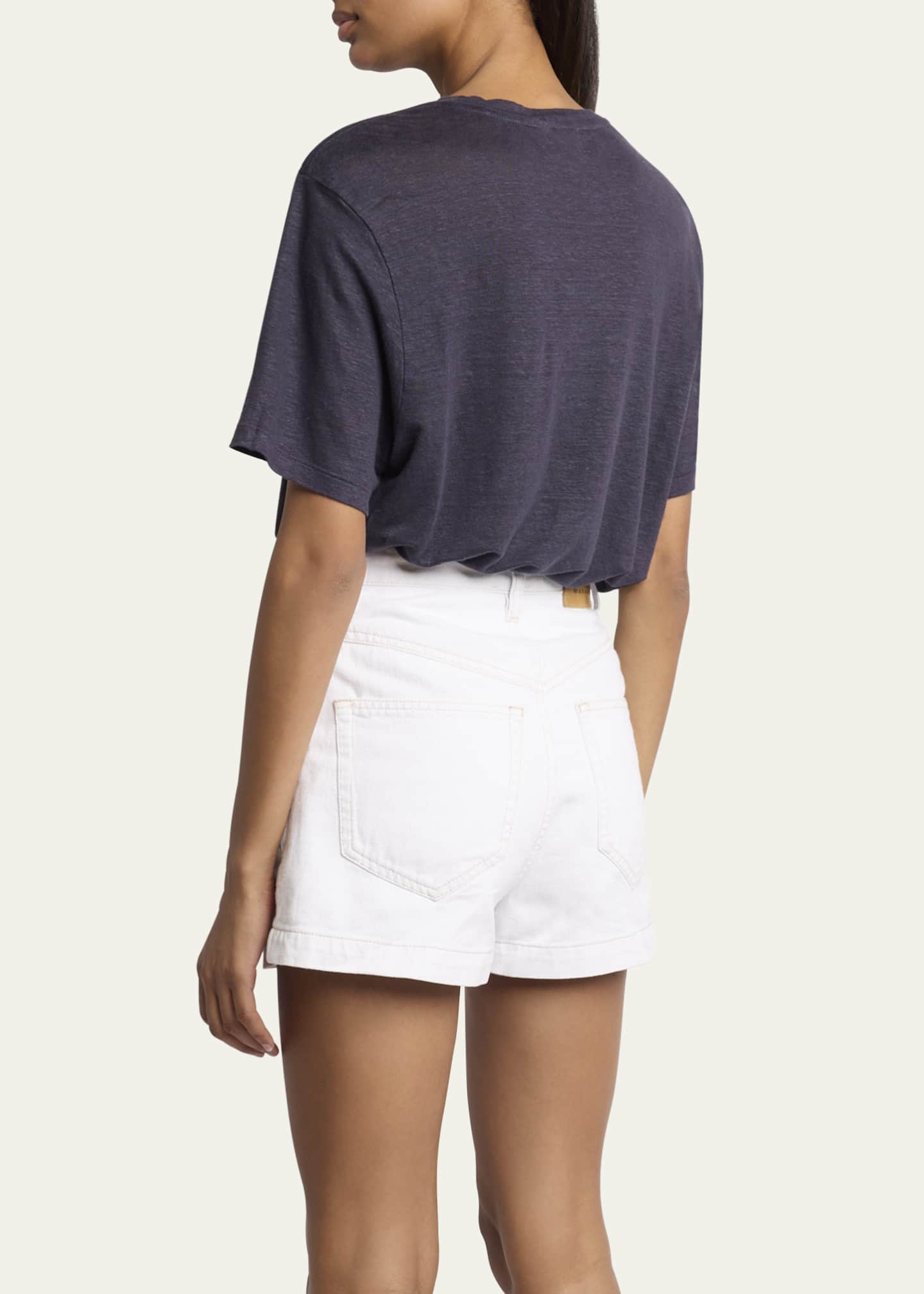 Etoile Isabel Marant Zewel Crewneck Logo Tee Image 3 of 5