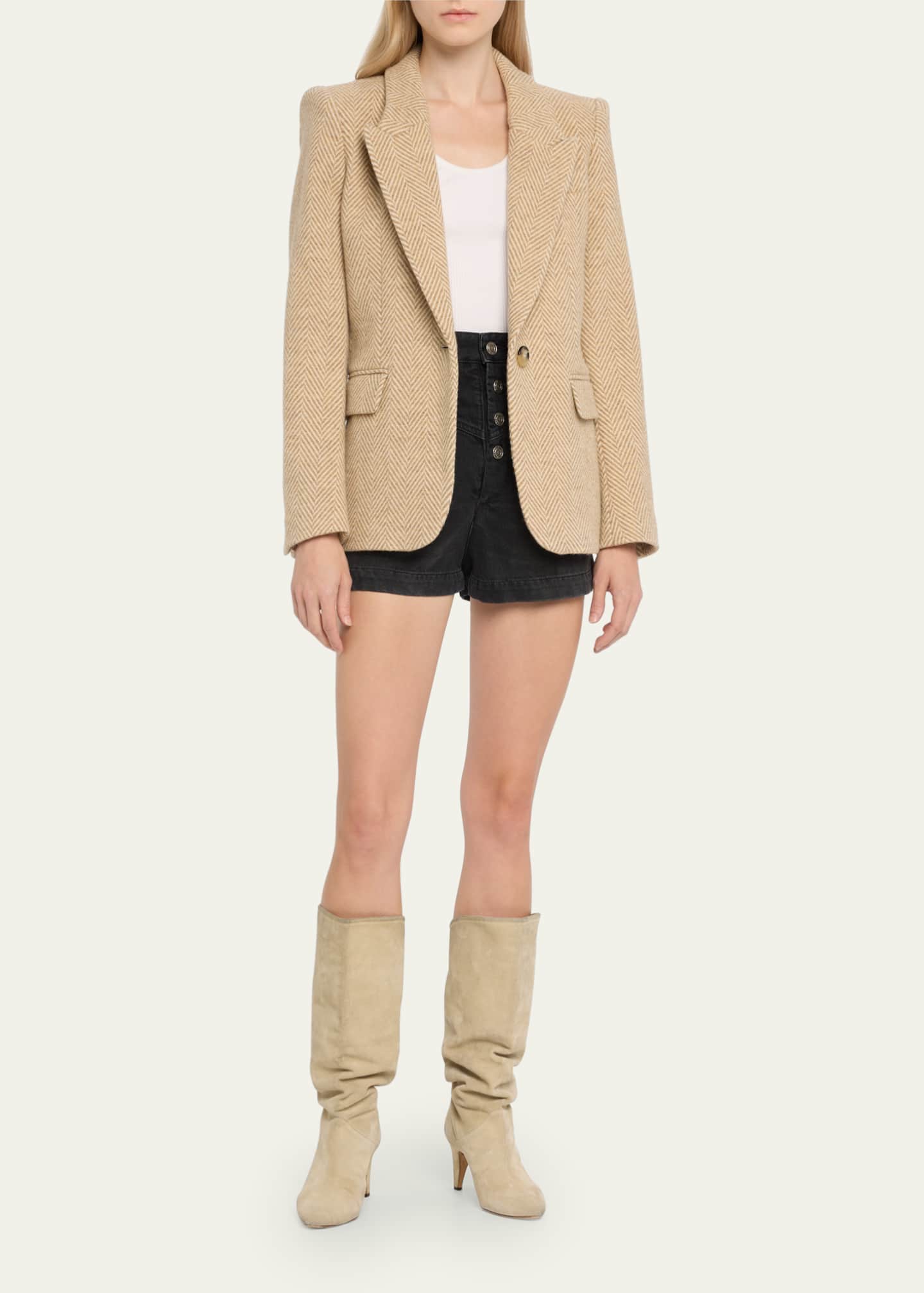 Etoile Isabel Marant Kerstin Herringbone Blazer Bergdorf Goodman