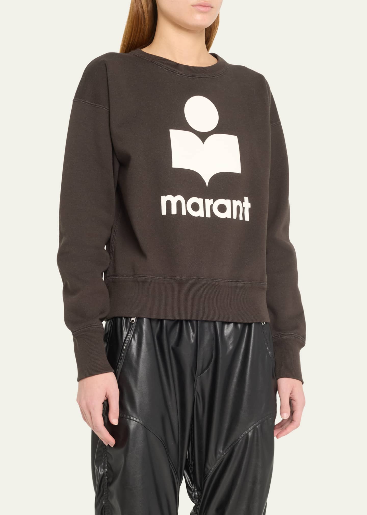 Marant logo sweatshirt best sale