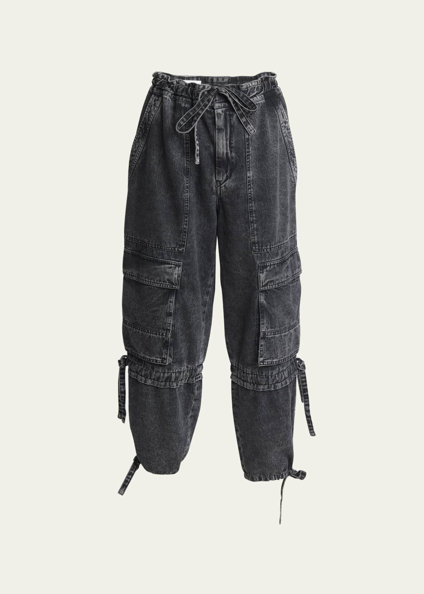 Etoile Isabel Marant Ivy Drawstring Wide-Leg Joggers - Bergdorf Goodman