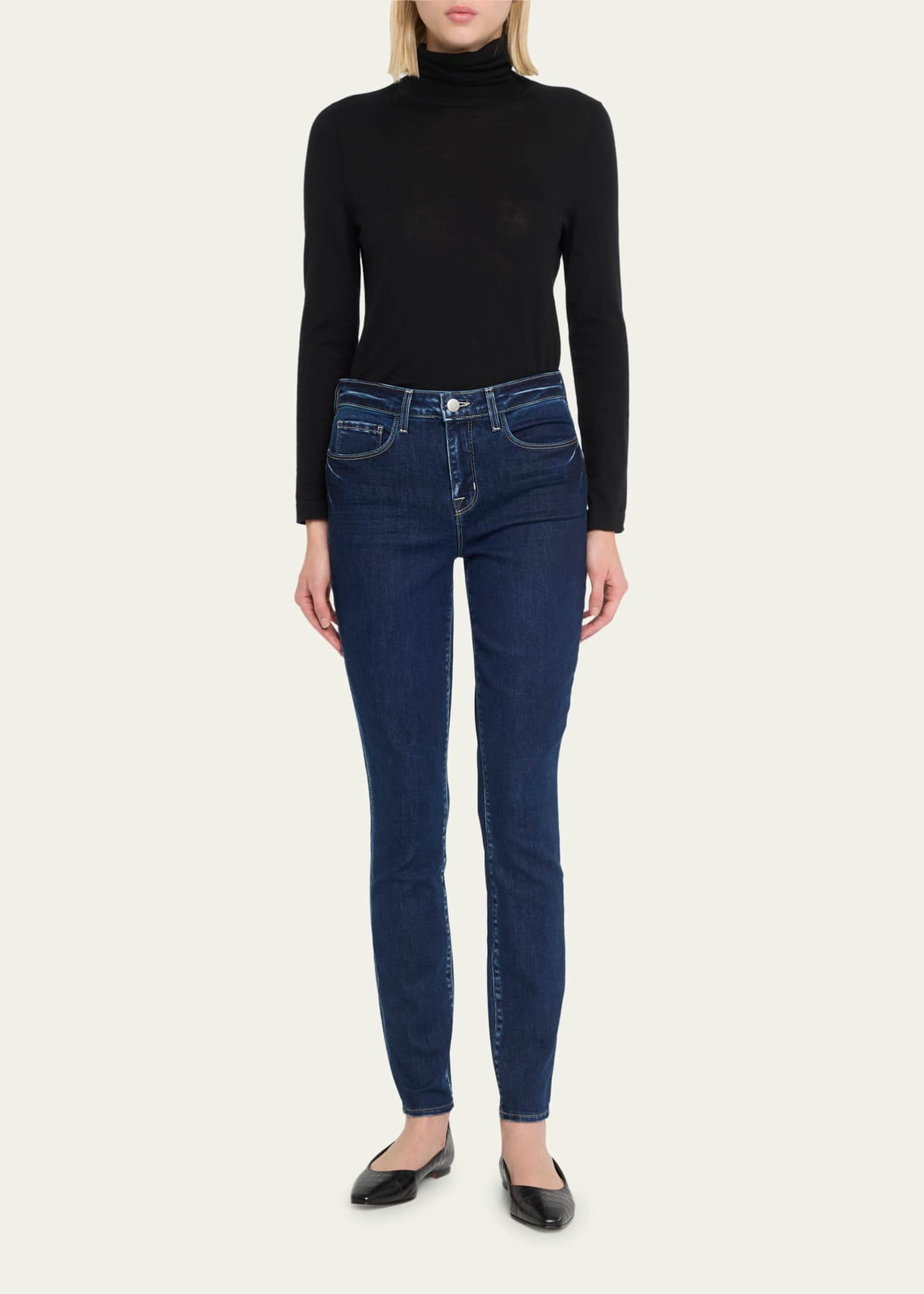 L'Agence Marguerite High Rise Skinny Jeans - Bergdorf Goodman