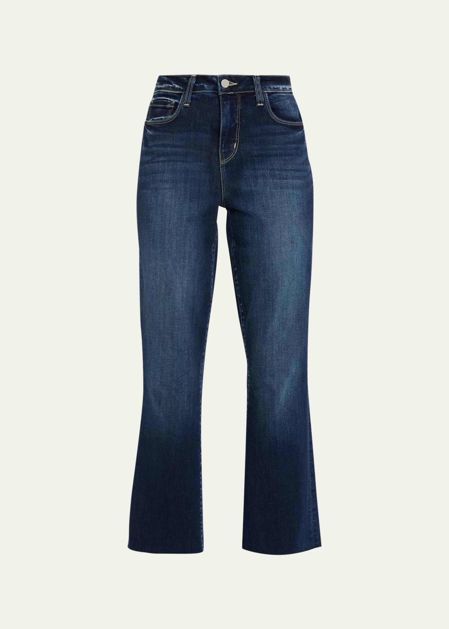 L'Agence Kendra High Rise Kick-Flare Jeans - Bergdorf Goodman