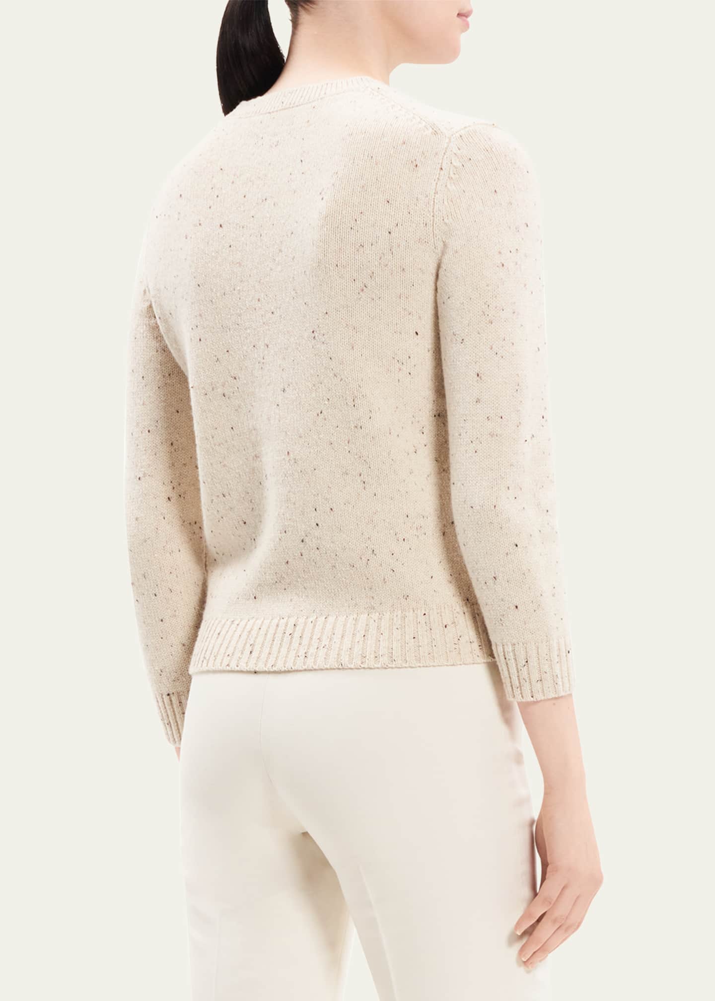 Theory cashmere knit sweatshirt deals