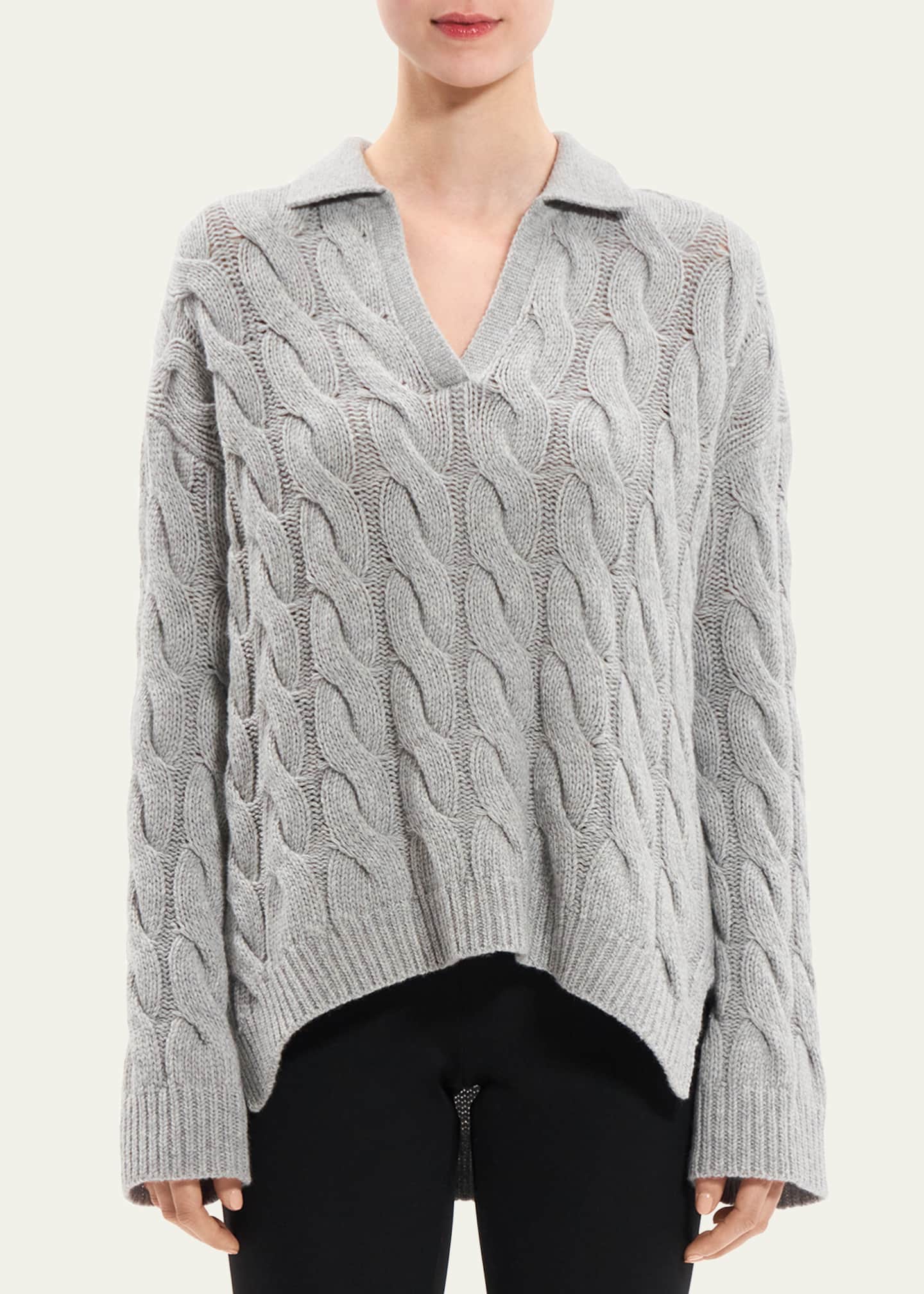 Theory karinella o cashmere sweater shop