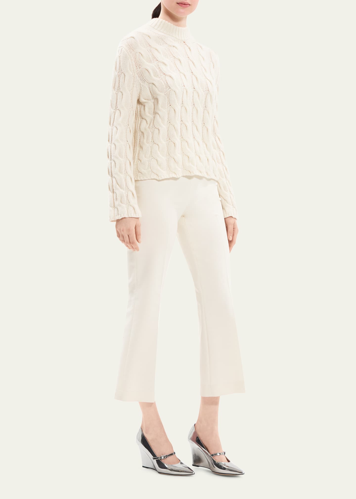 Theory mock neck sweater store