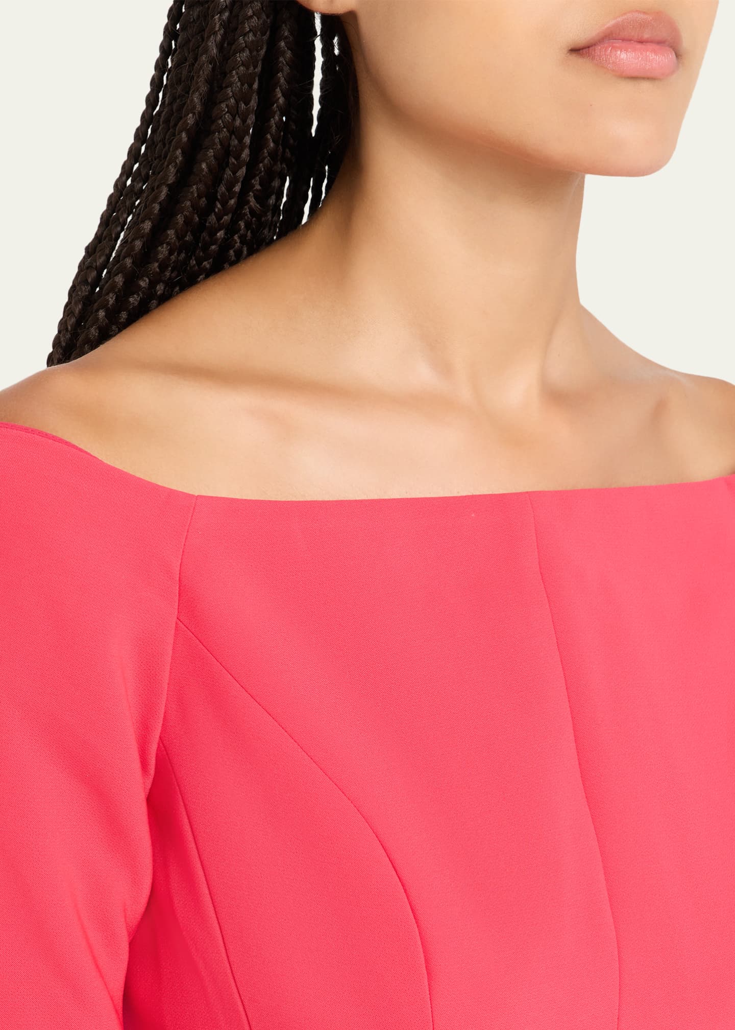 fiesta off shoulder maxi dress By Nicola Fiesta Off Shoulder Maxi Dress in Fiesta – Plus One Dress Hire