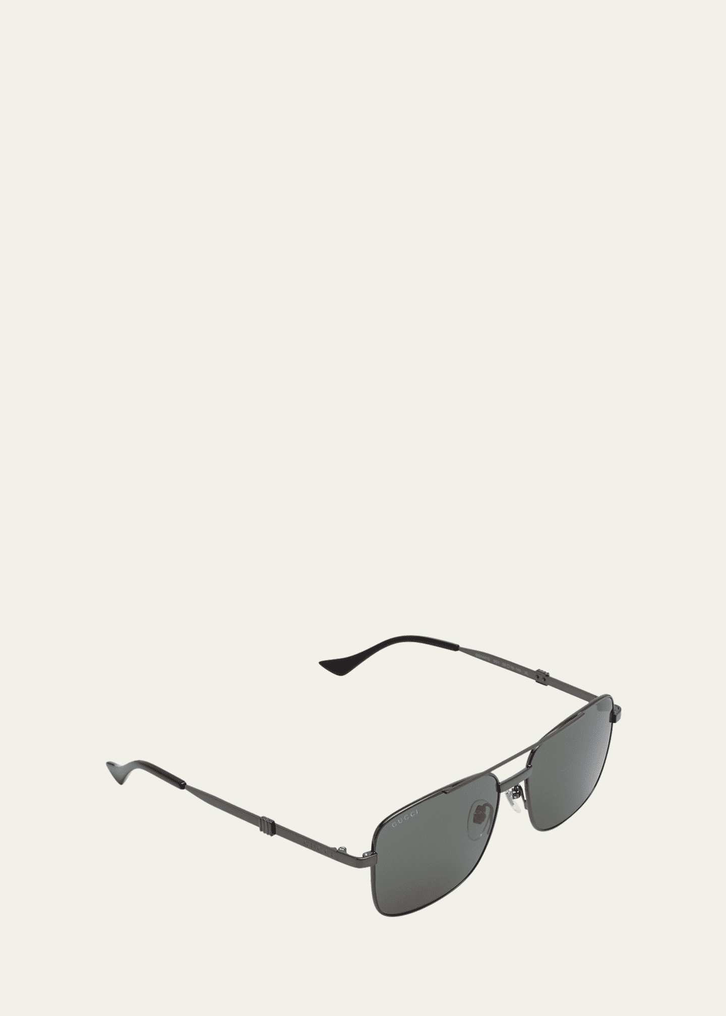 Gucci Men's Metal Rectangle Sunglasses Image 2 of 5