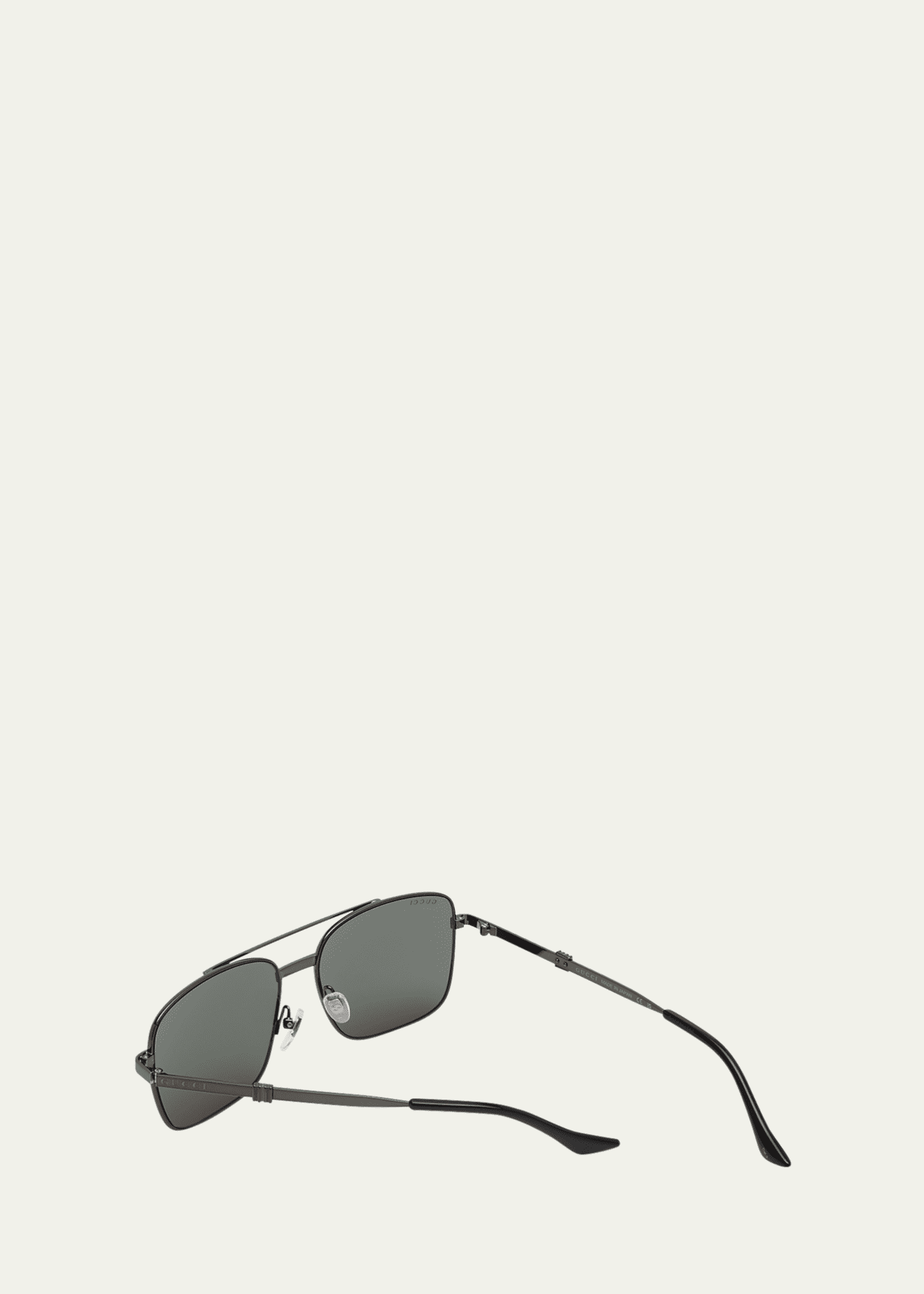 Gucci Men's Metal Rectangle Sunglasses Image 3 of 5