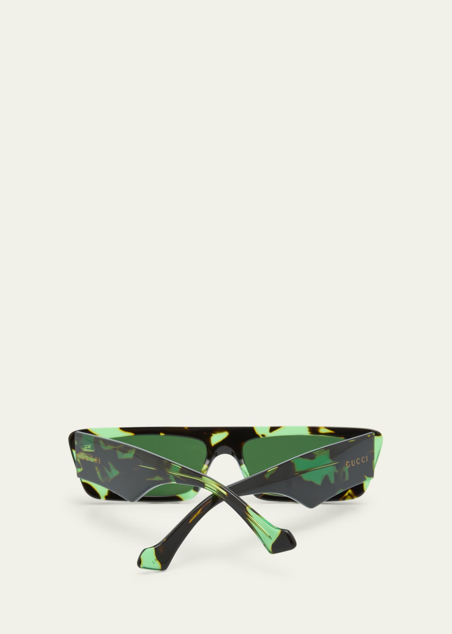 Gucci Men's Acetate Rectangle Sunglasses Image 5 of 5