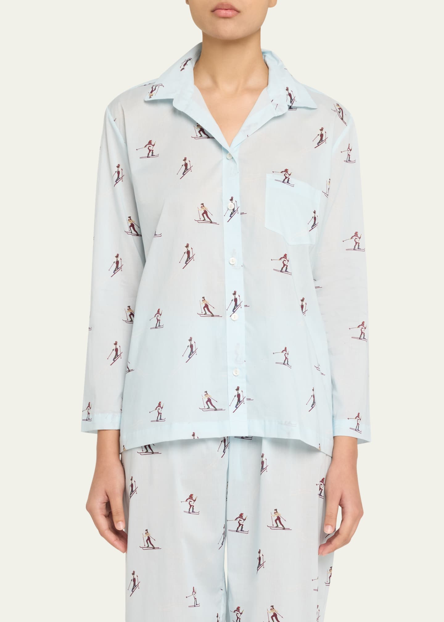 Pour Les Femmes Long Sleeve Pajama Set Image 4 of 5