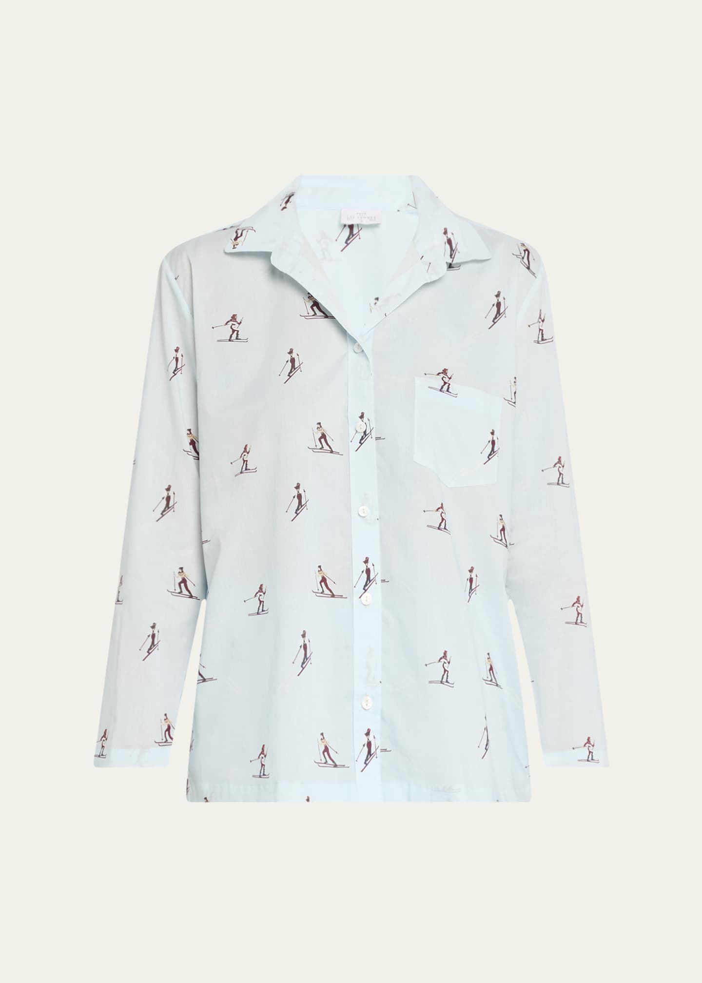 Pour Les Femmes Long Sleeve Pajama Set Image 1 of 5