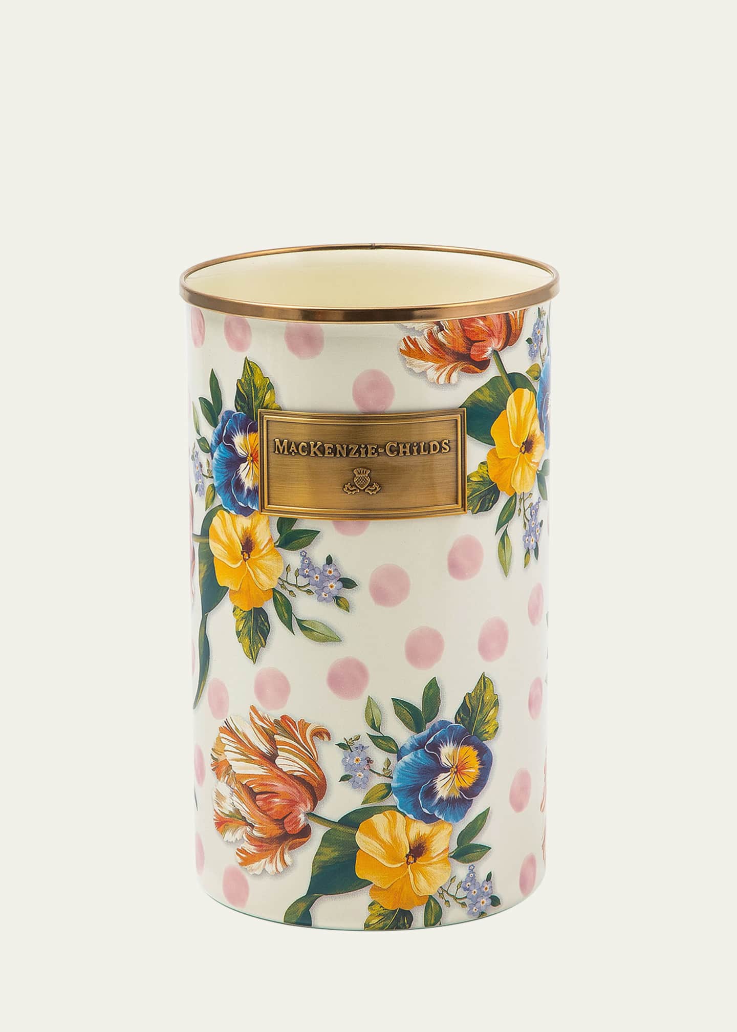 MacKenzie-Childs Wildflowers Enamel Utensil Holder Image 1 of 2