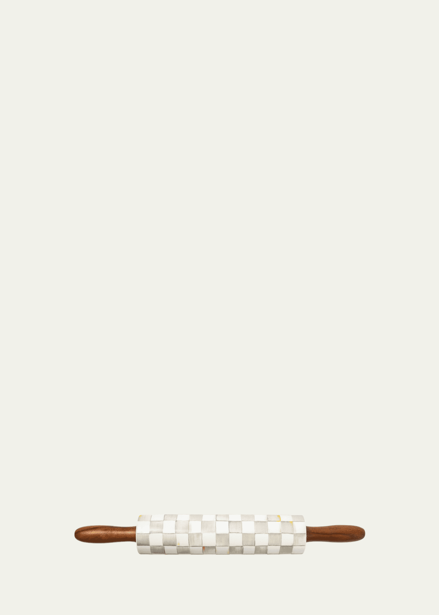 MacKenzie-Childs Sterling Check Rolling Pin