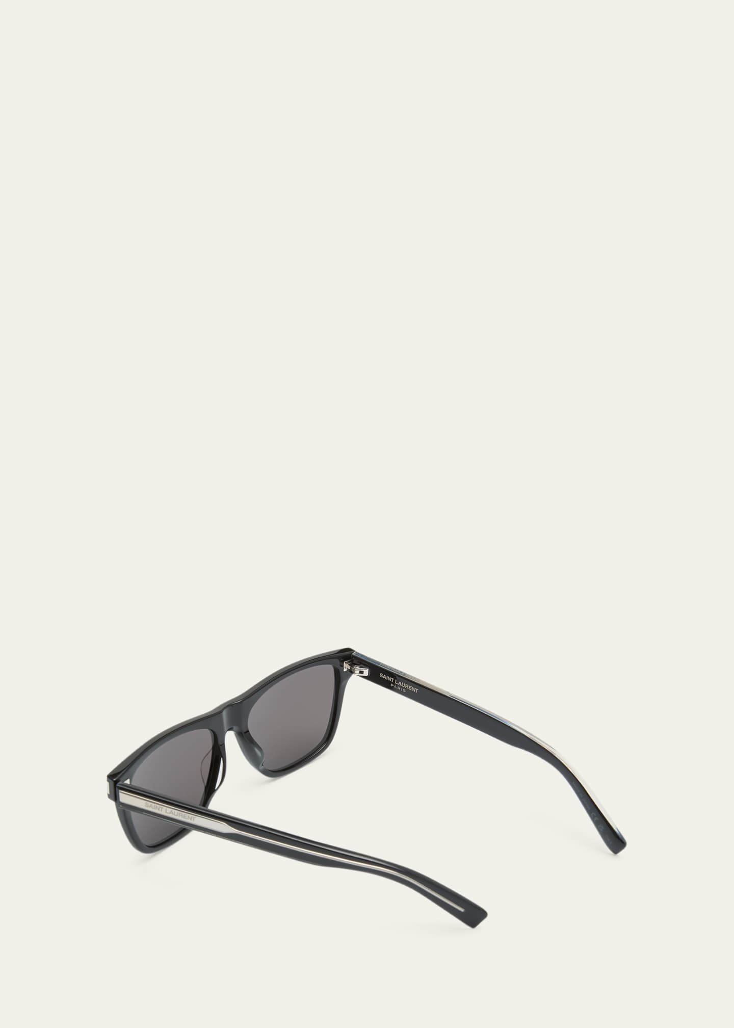 Saint Laurent Men's SL 619 Acetate Rectangle Sunglasses - Bergdorf Goodman