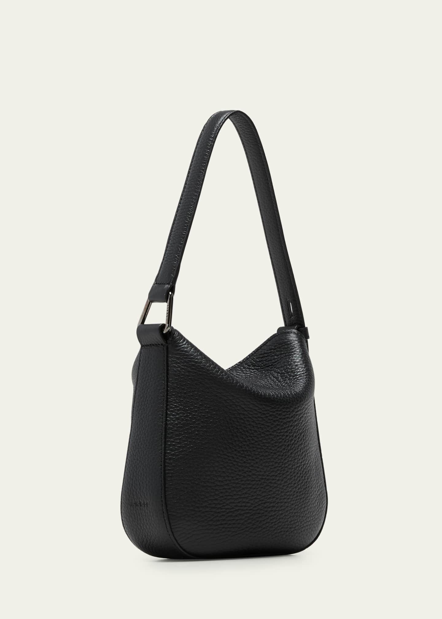 Akris Anna Mini Leather Hobo Bag Image 3 of 5