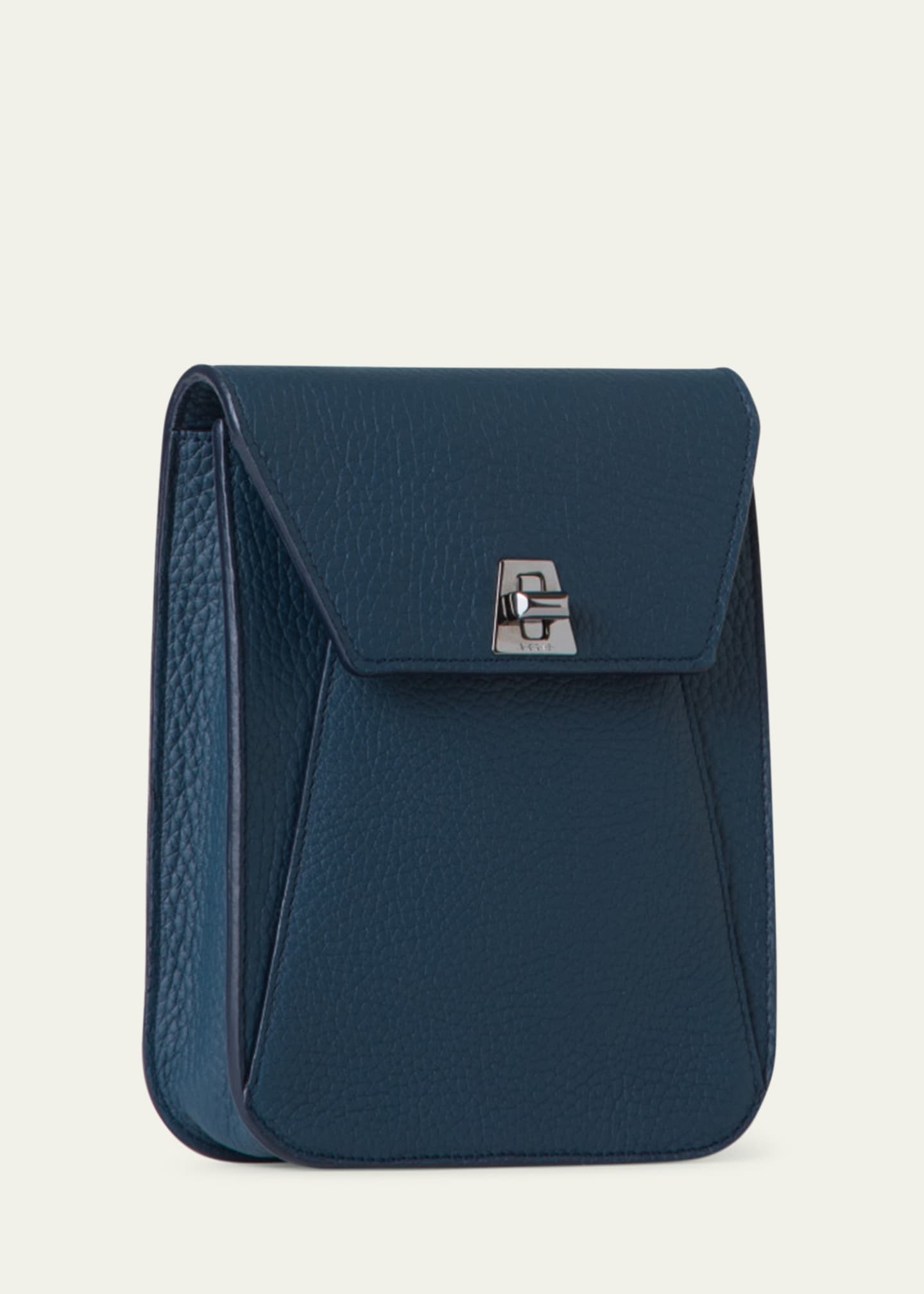 Akris Anouk Mini Flap Leather Messenger Bag Image 5 of 5