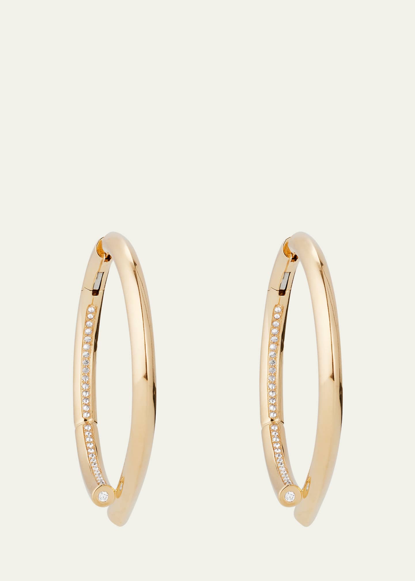 TABAYER 18K Yellow Gold Fairmined Oera Earrings with Diamonds Image 1 of 4