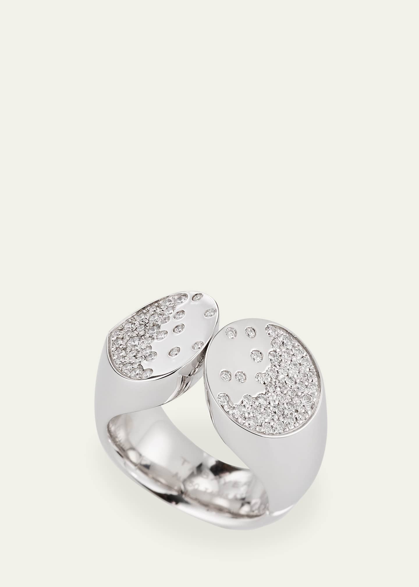 TABAYER 18K White Gold Fairmined Oera Ring with Diamonds Image 4 of 4