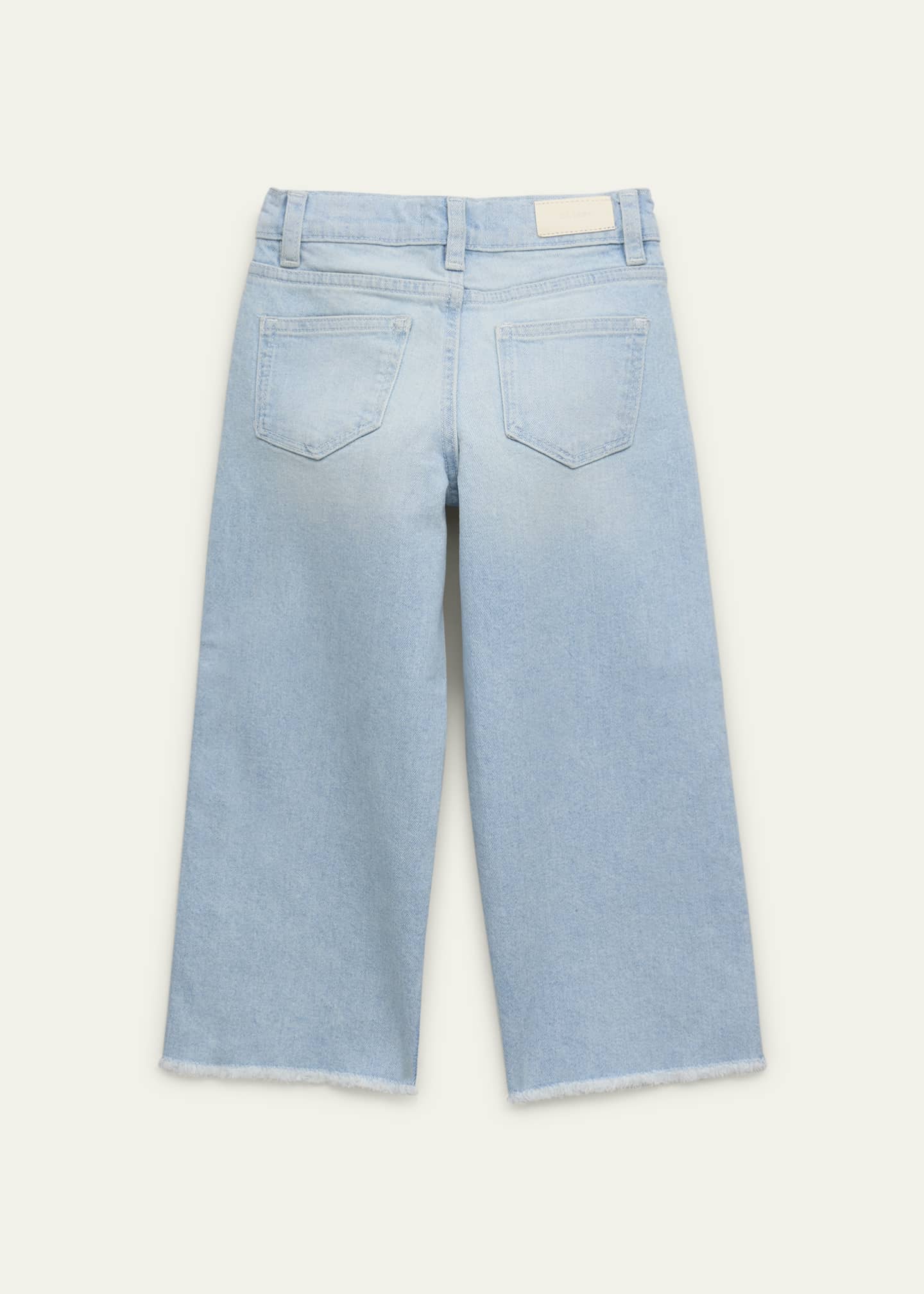 DL1961 Girls Lily Deep Water Aura Wide Leg Jeans